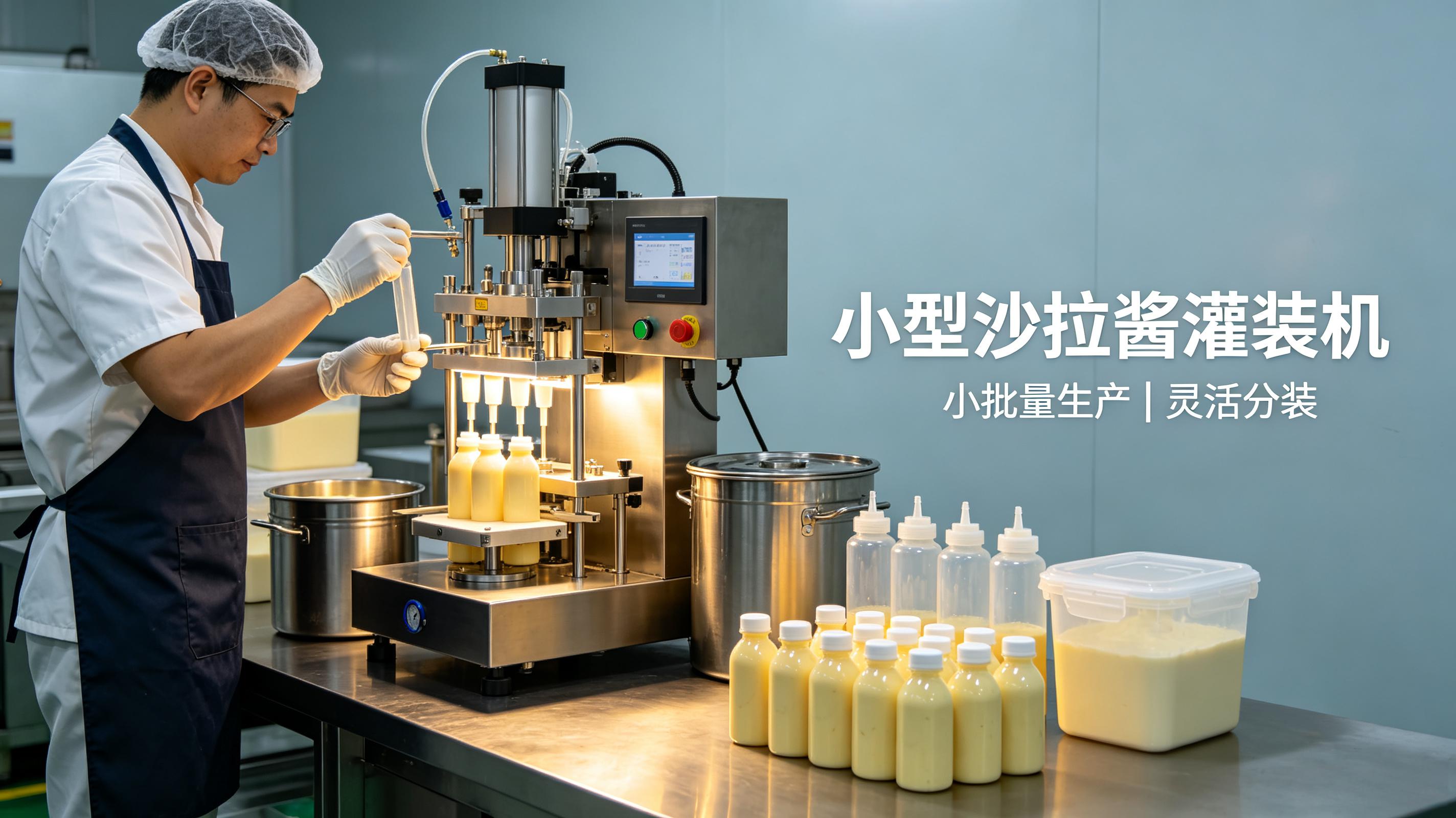 小型沙拉酱灌装机