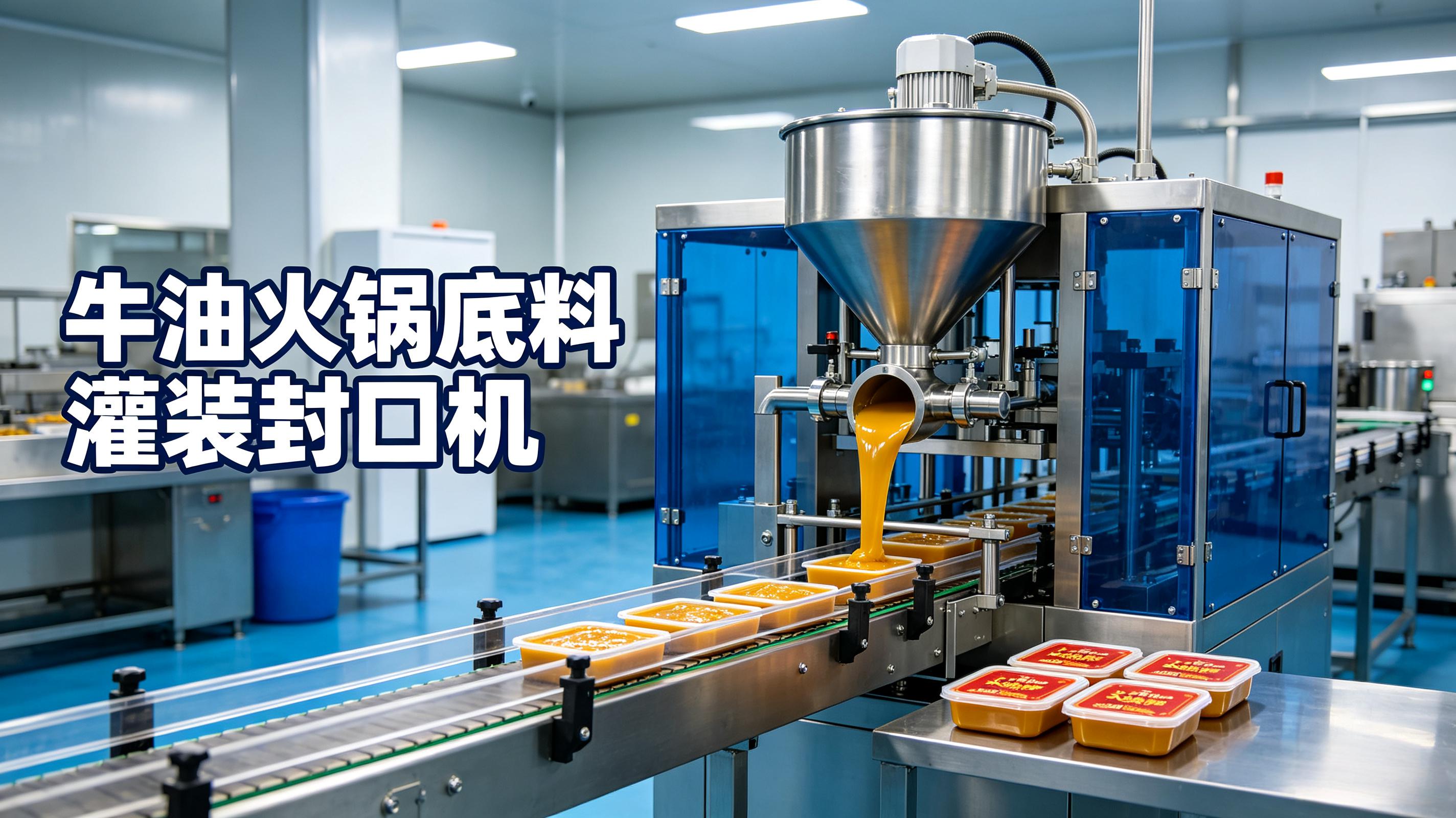 牛油火锅底料灌装封口机怎么选？块状酱料生产设备选购指南