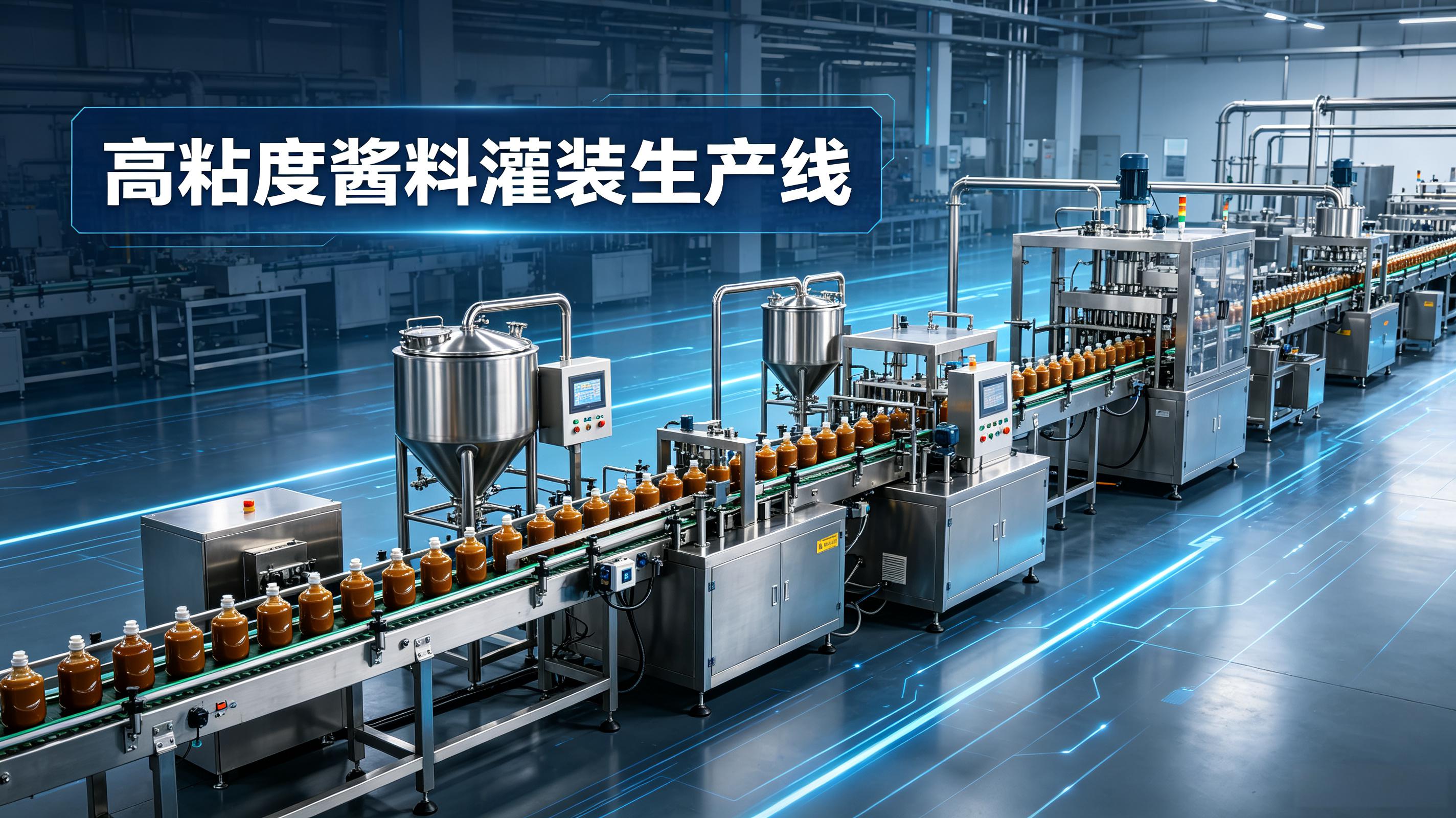 高粘度酱料灌装生产线