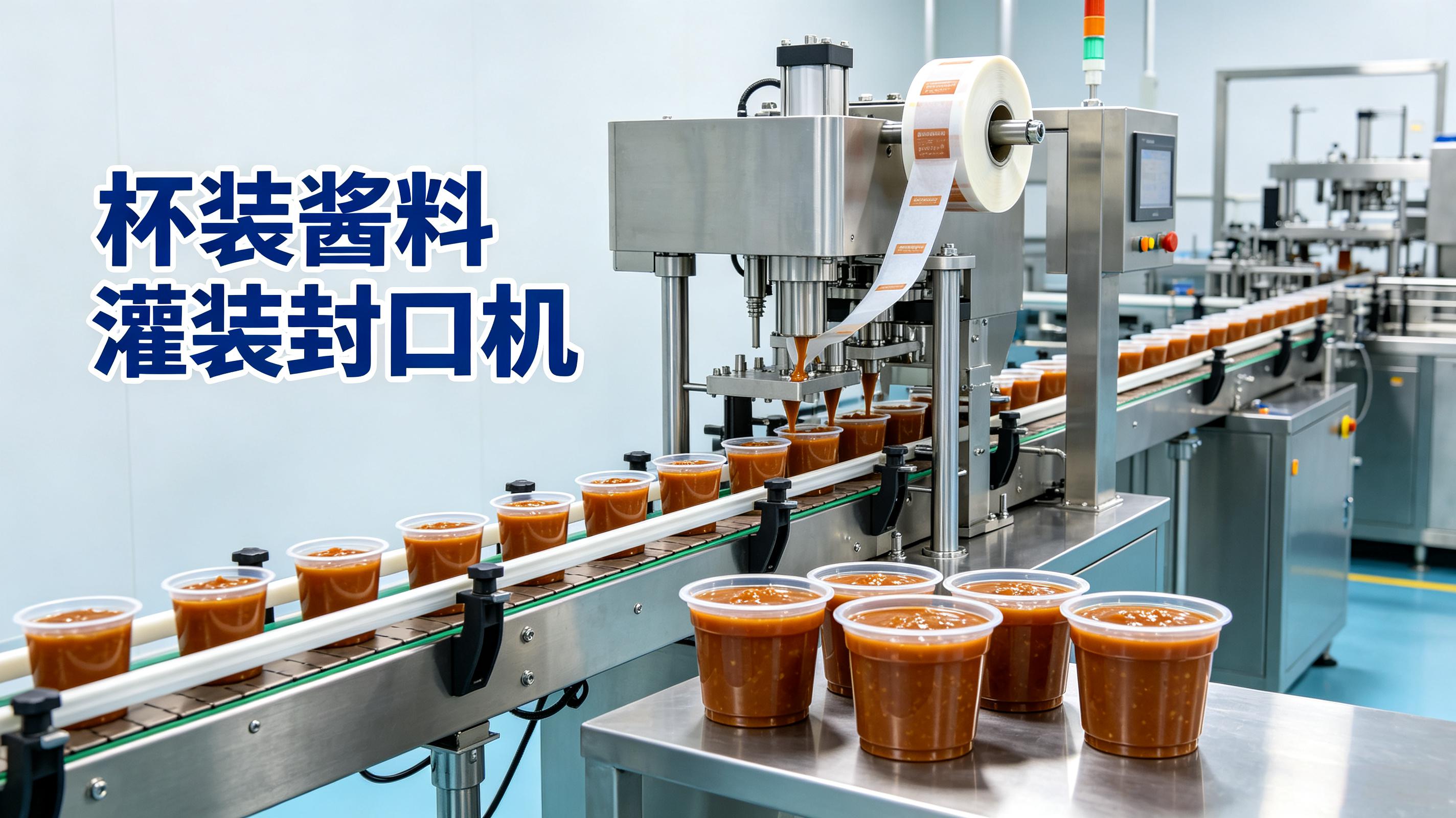 杯装酱料灌装封口机