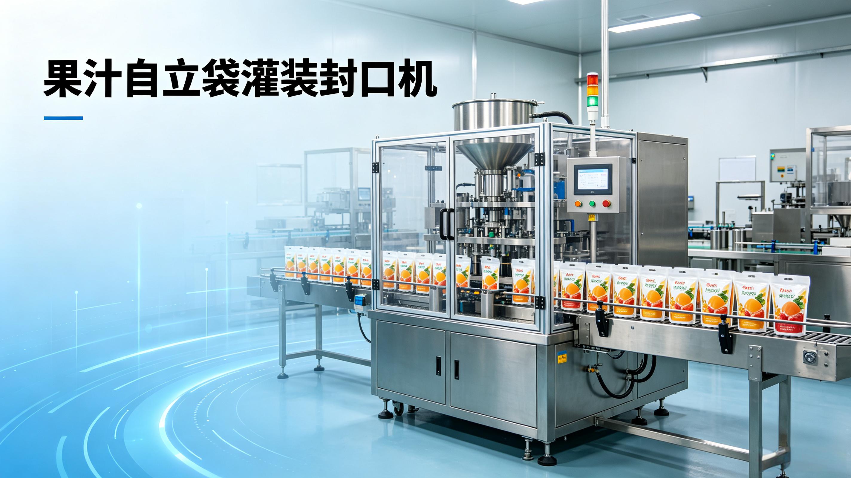 果汁自立袋灌装封口机