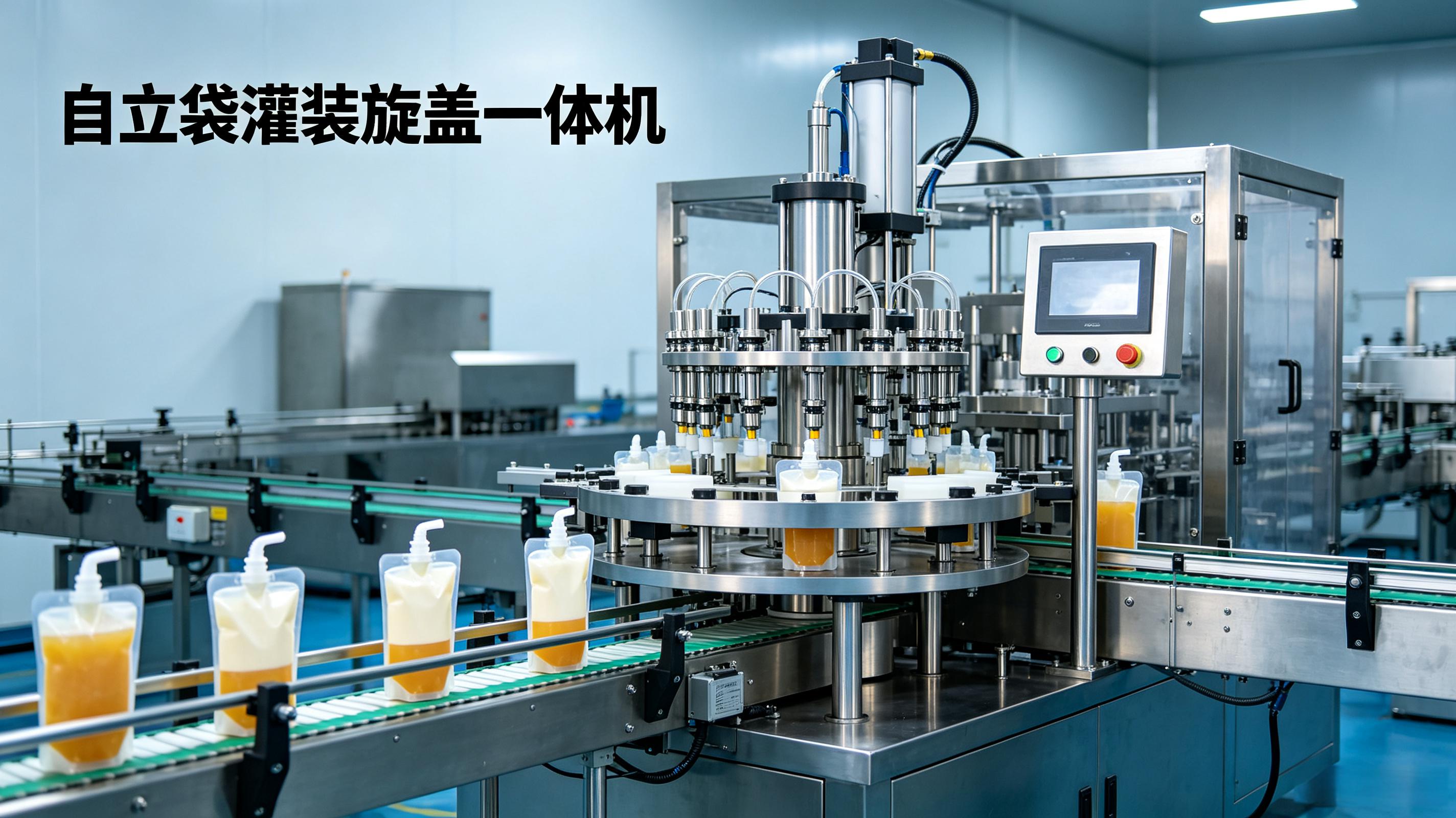 自立袋灌装旋盖一体机