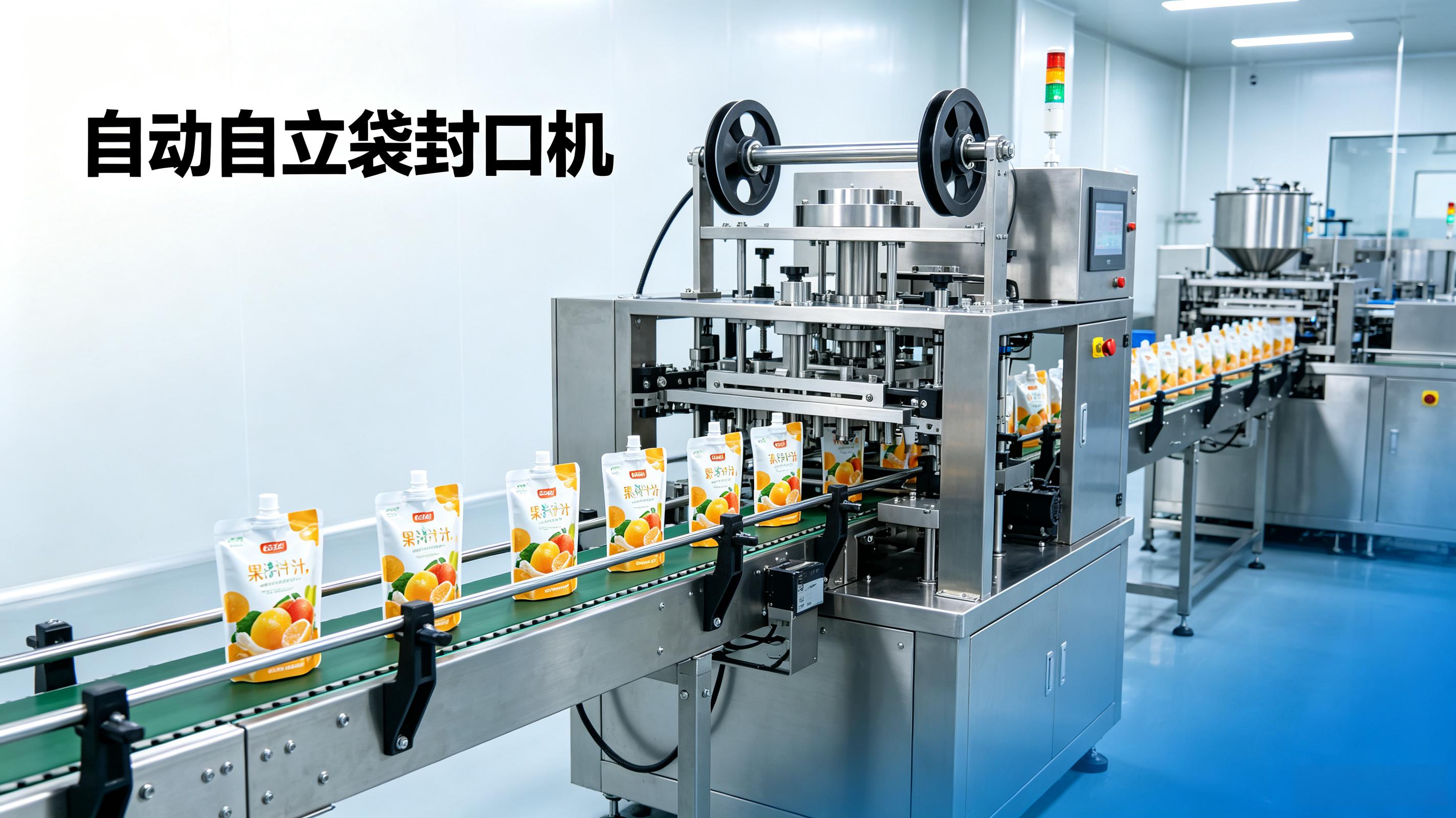 自动自立袋封口机