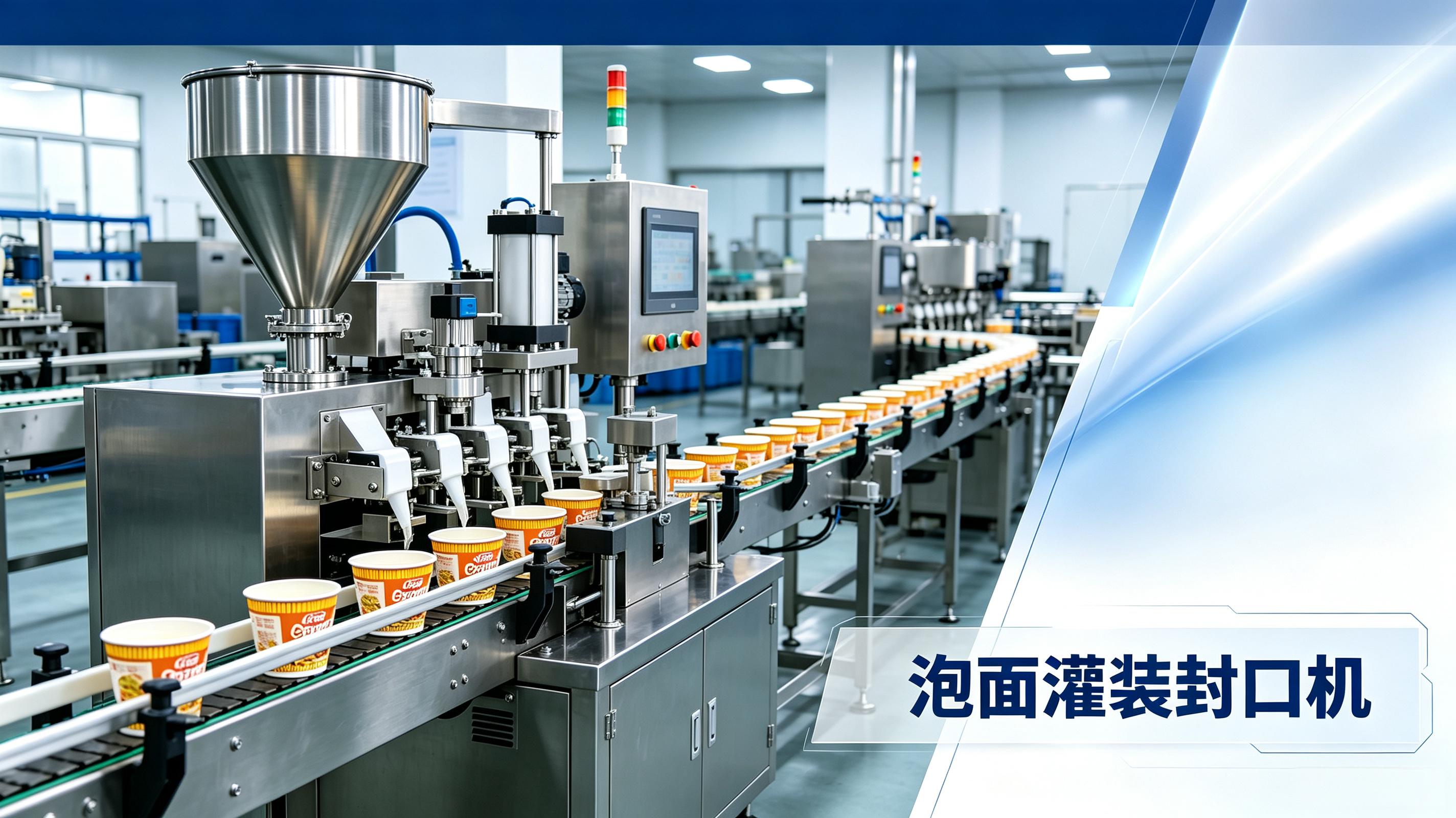 泡面灌装封口机选型指南：灌装精度、封口速度、温控系统，3大核心指标一次