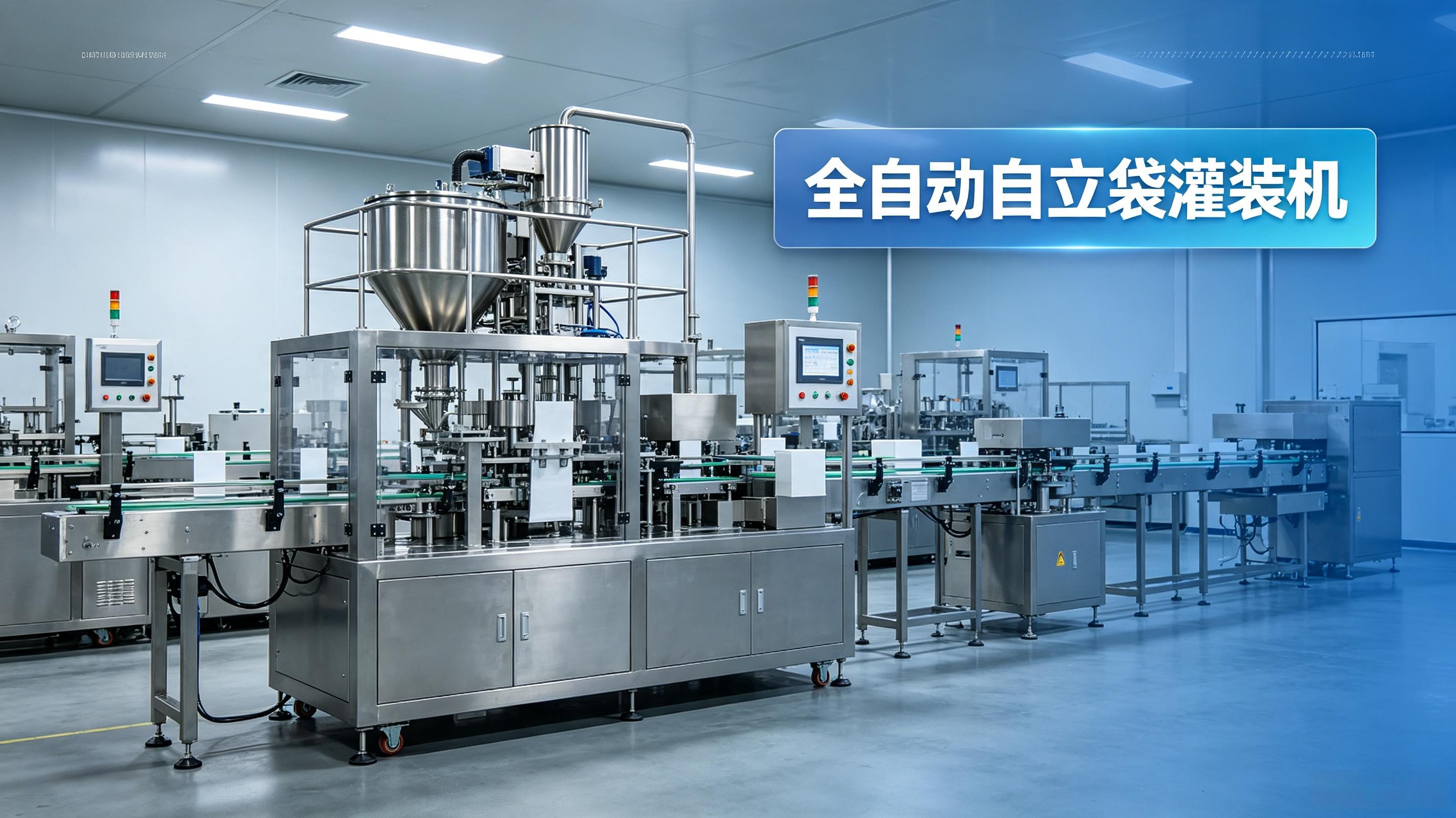 全自动自立袋灌装机工作流程详解：从自动上袋到成品输出，全程无人化操作