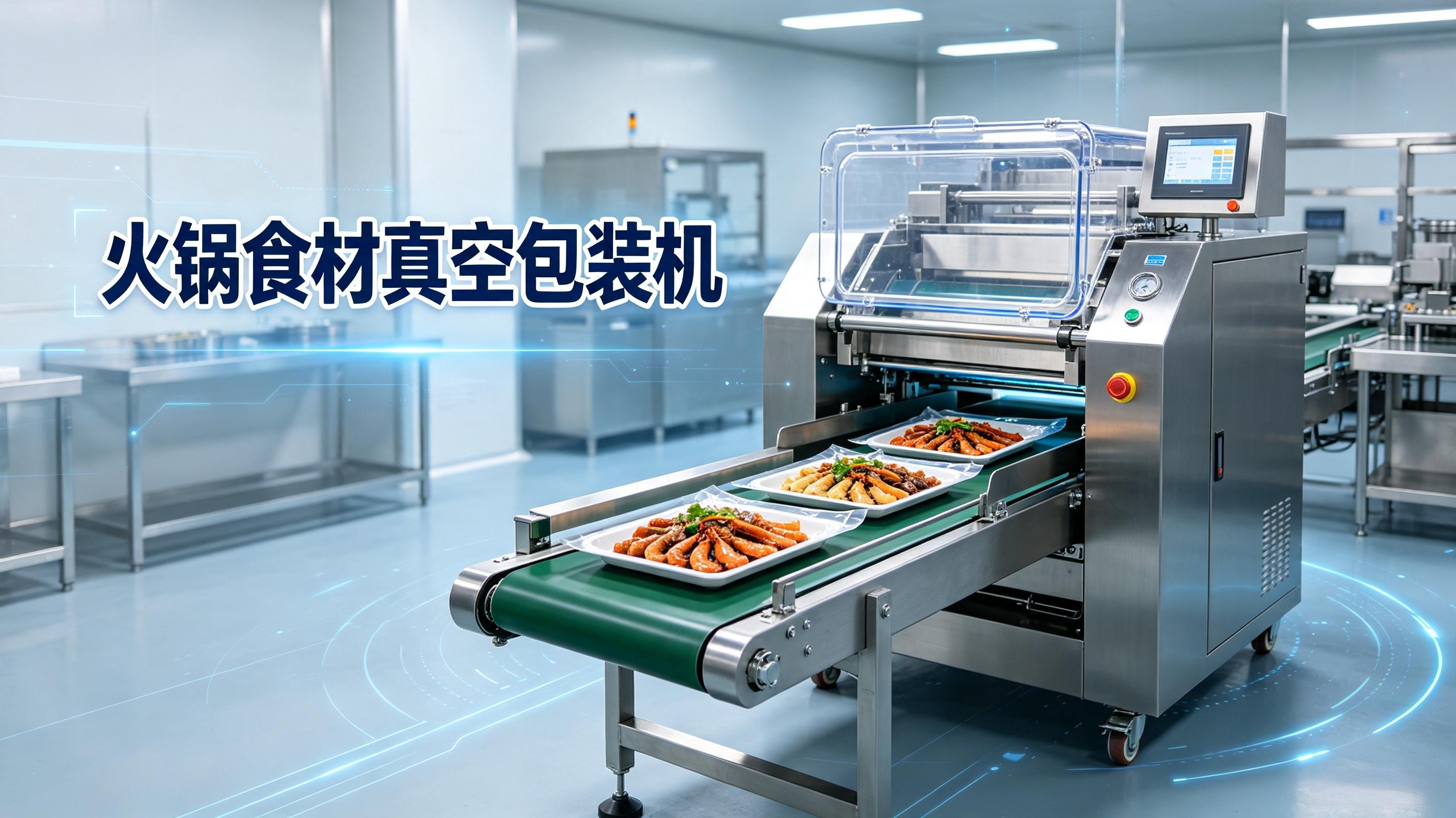 火锅食材真空包装机厂家推荐｜锁鲜保鲜延长货架期，支持毛肚/丸子/肉片全自