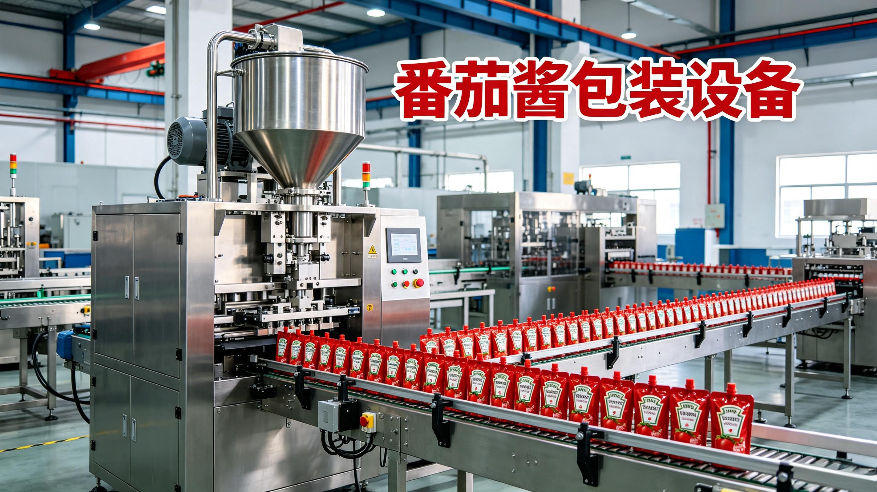 番茄酱包装设备怎么配？灌装机+封口机+贴标机组合方案对比