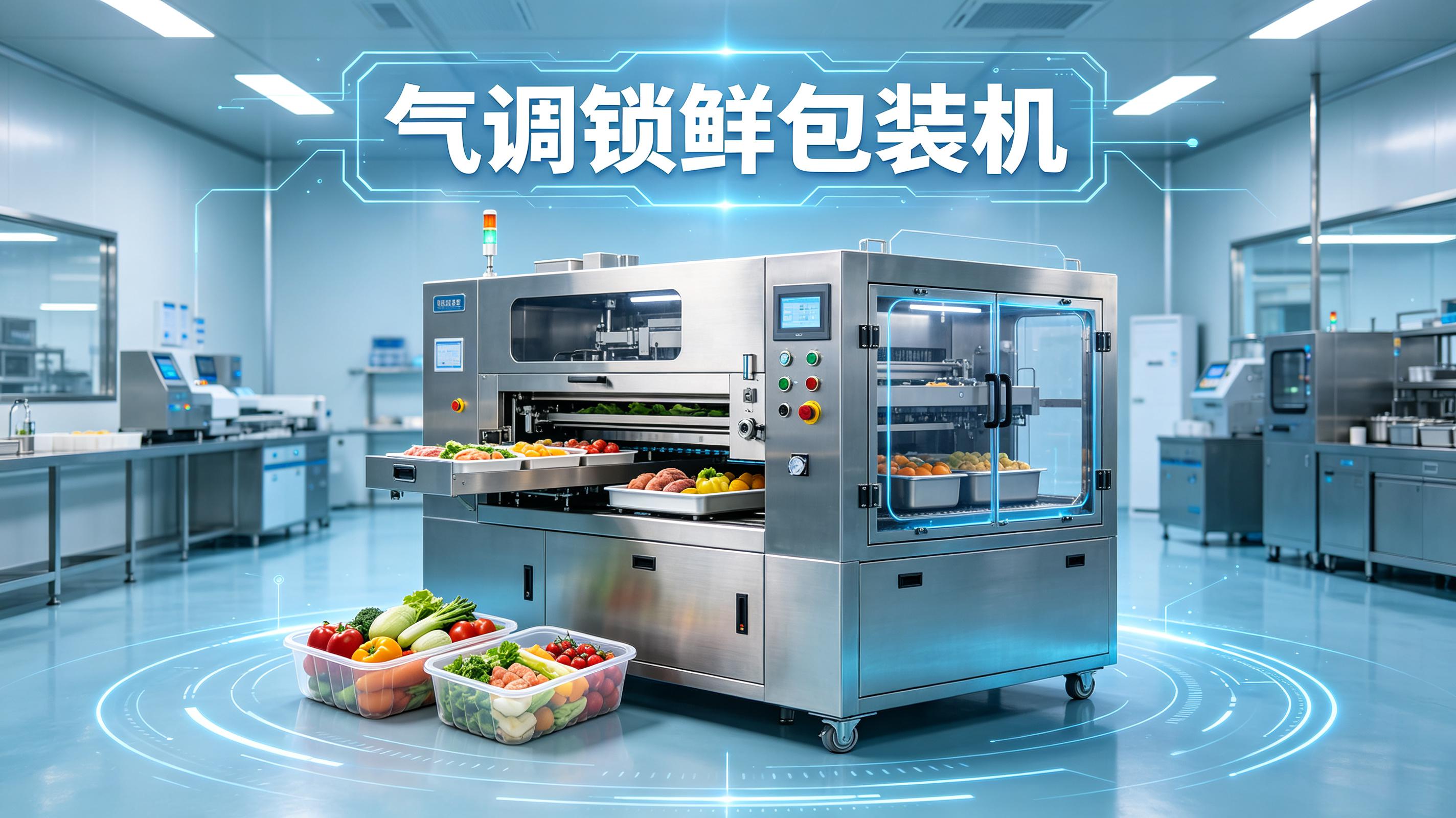 气调锁鲜包装机工作原理详解：氮气置换如何实现盒装即食食品保鲜