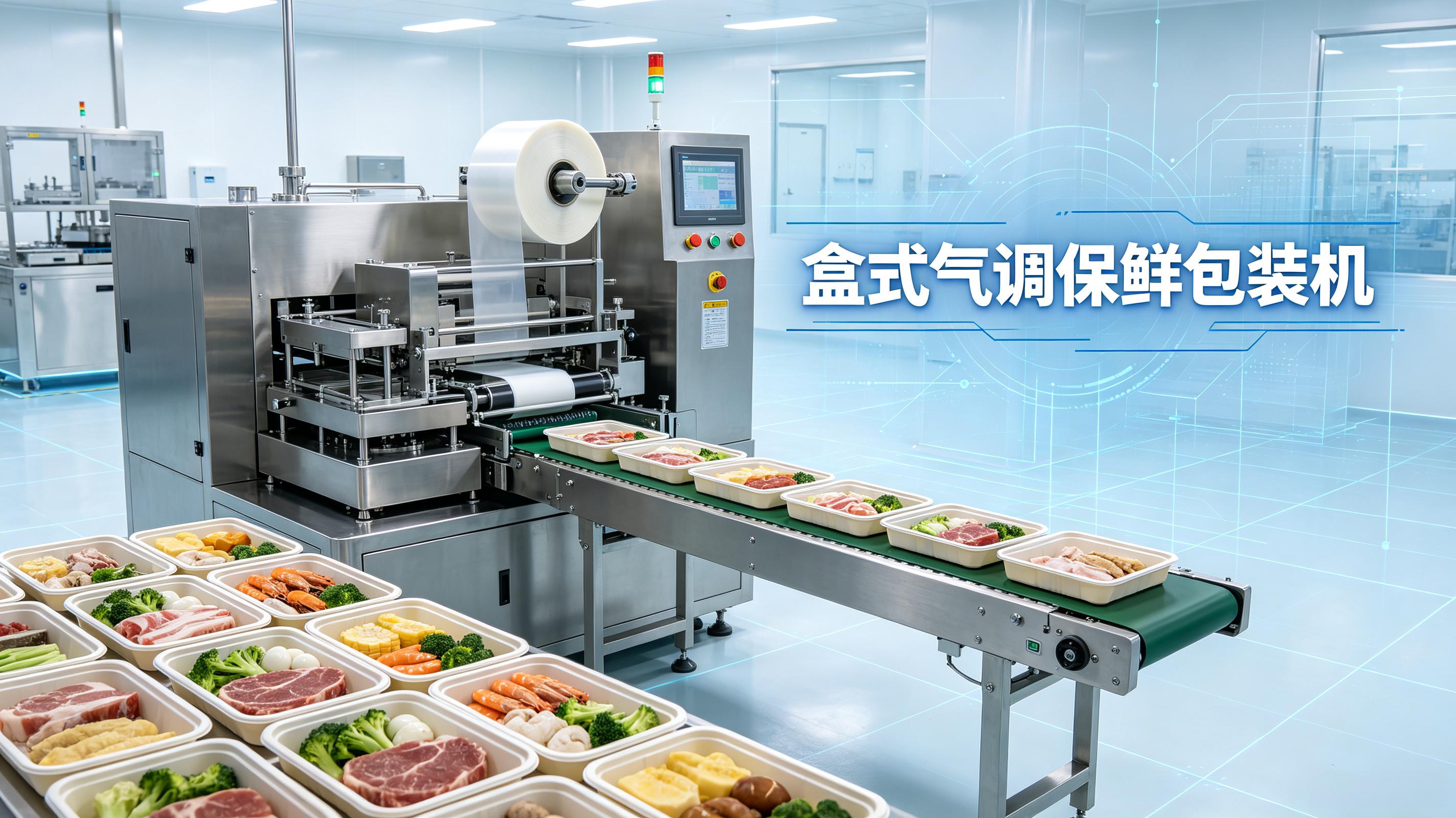 盒式气调保鲜包装机在即食料理包、预制菜、卤味熟食封口中的应用