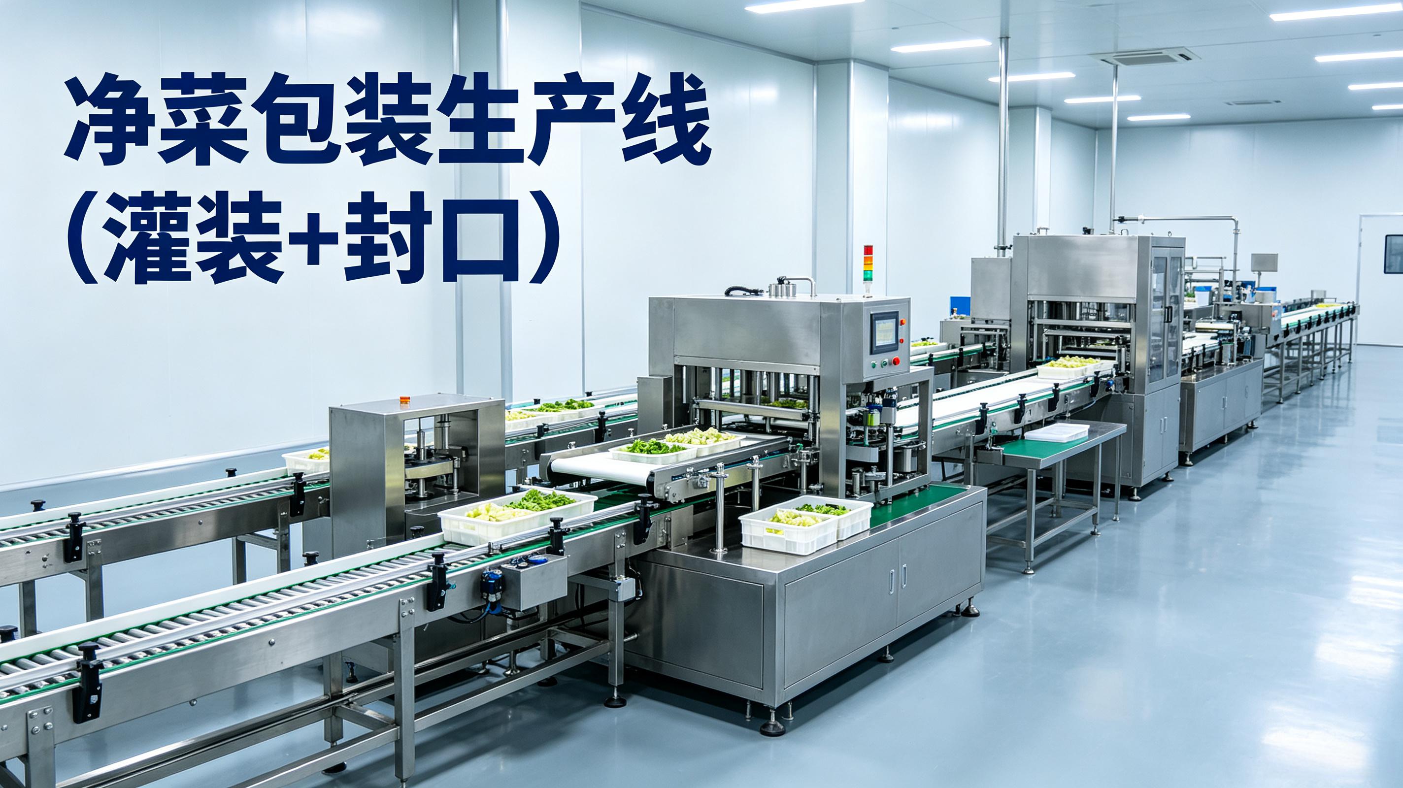 净菜包装生产线如何规划？从灌装到封口的整线设备配置清单