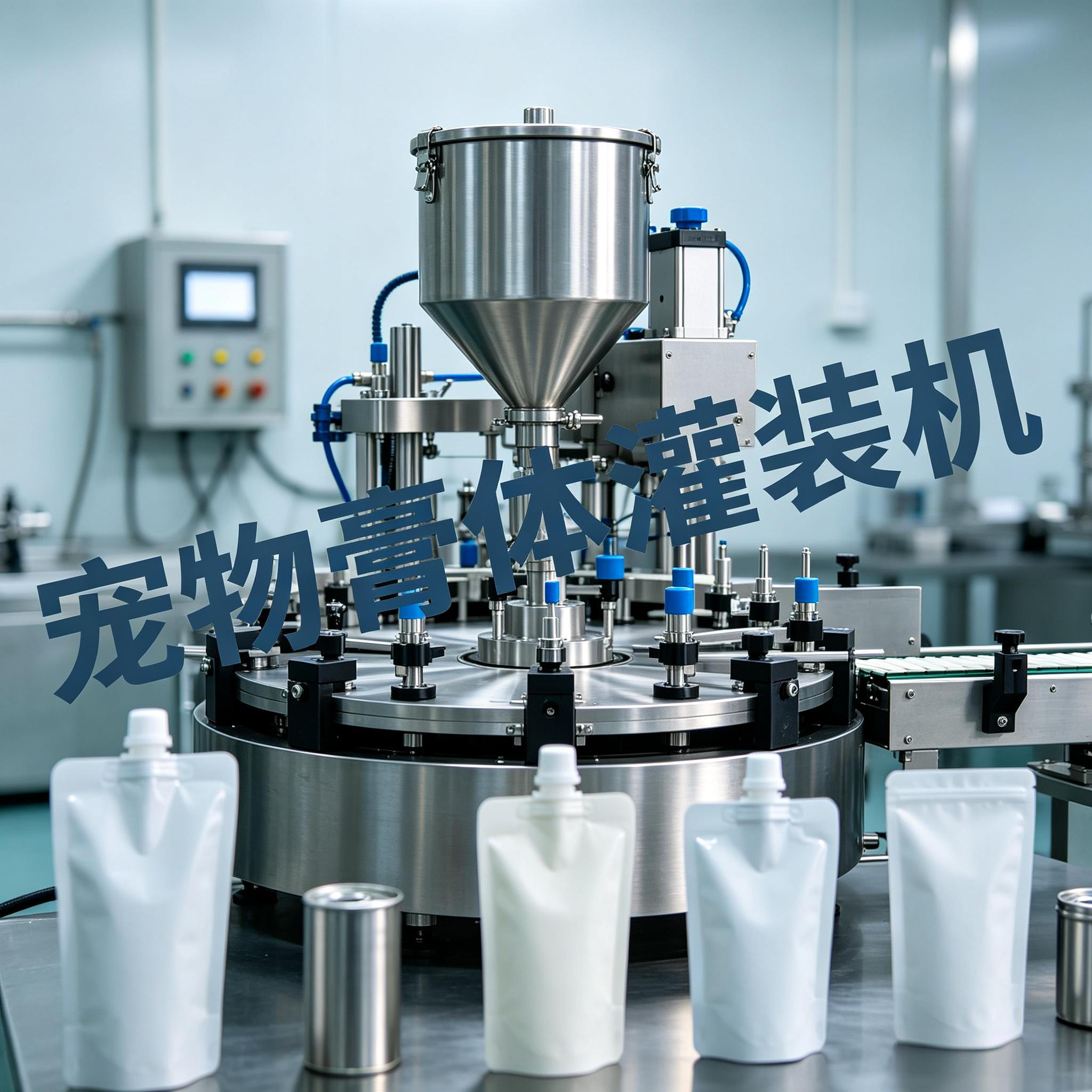 伺服宠物膏体灌装机：告别传统气动冲击，实现平滑稳定充填（非无菌型）