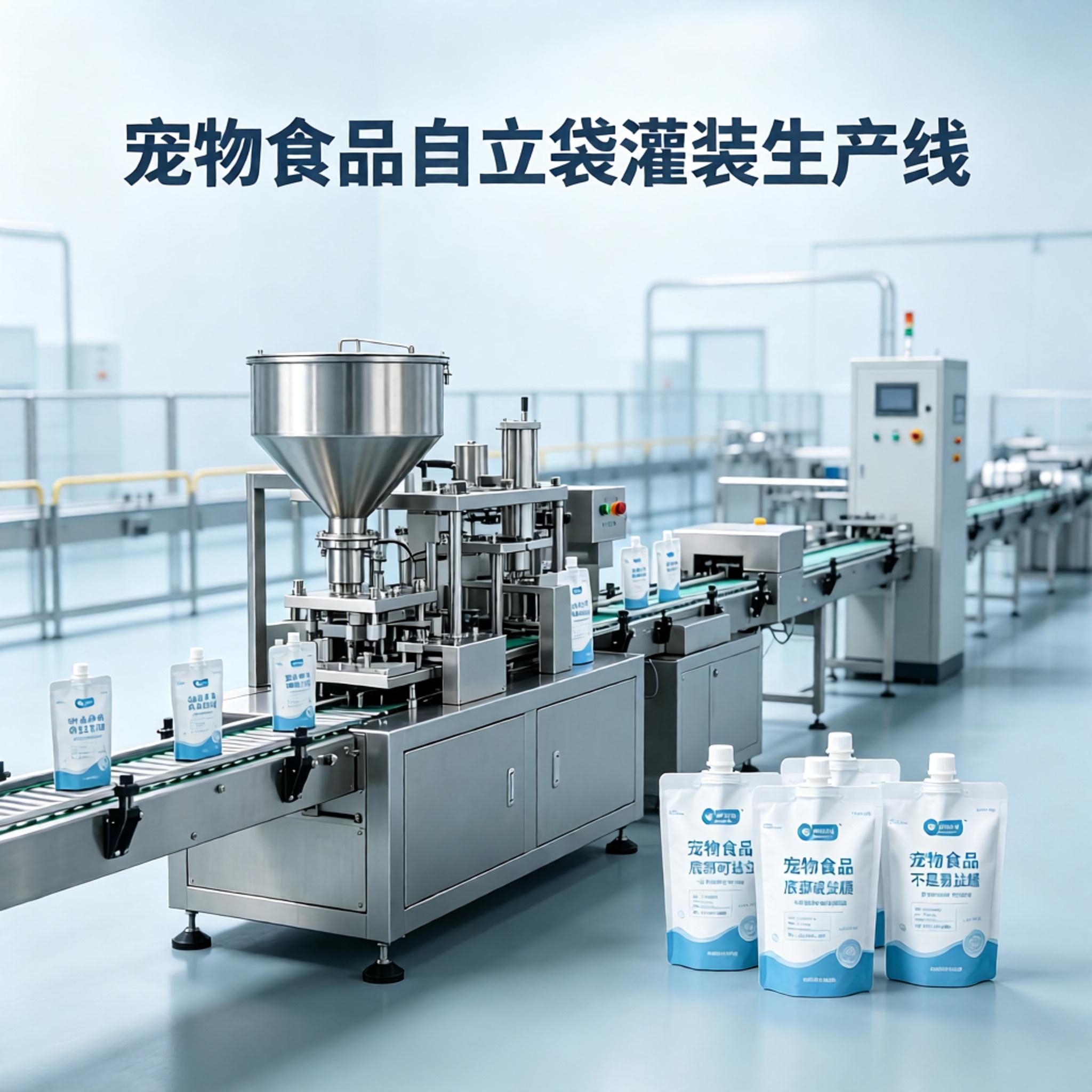 宠物食品自立袋灌装生产线