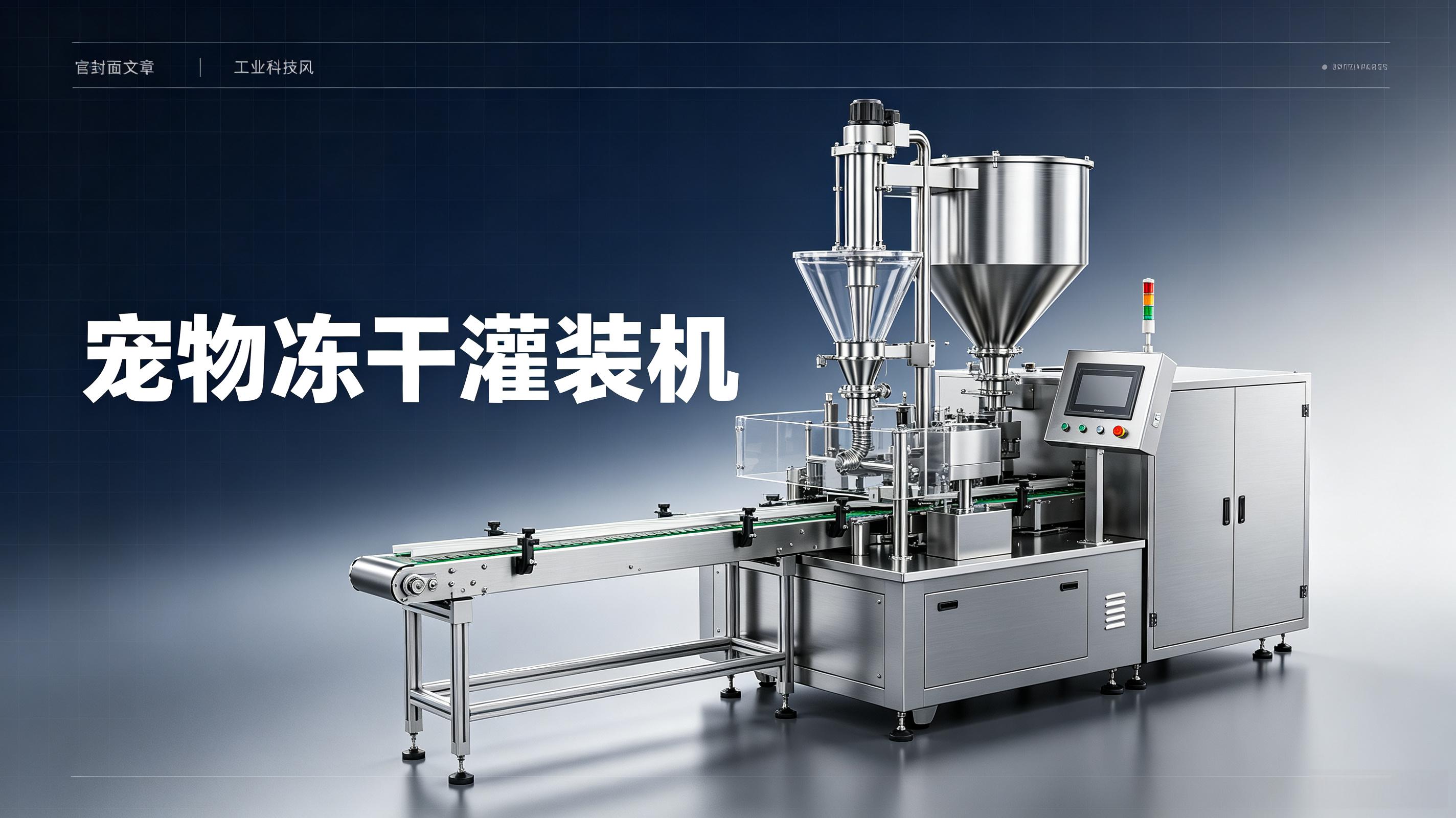 宠物冻干灌装机怎么选？伺服驱动精准灌装，破解冻干易碎、计量难题
