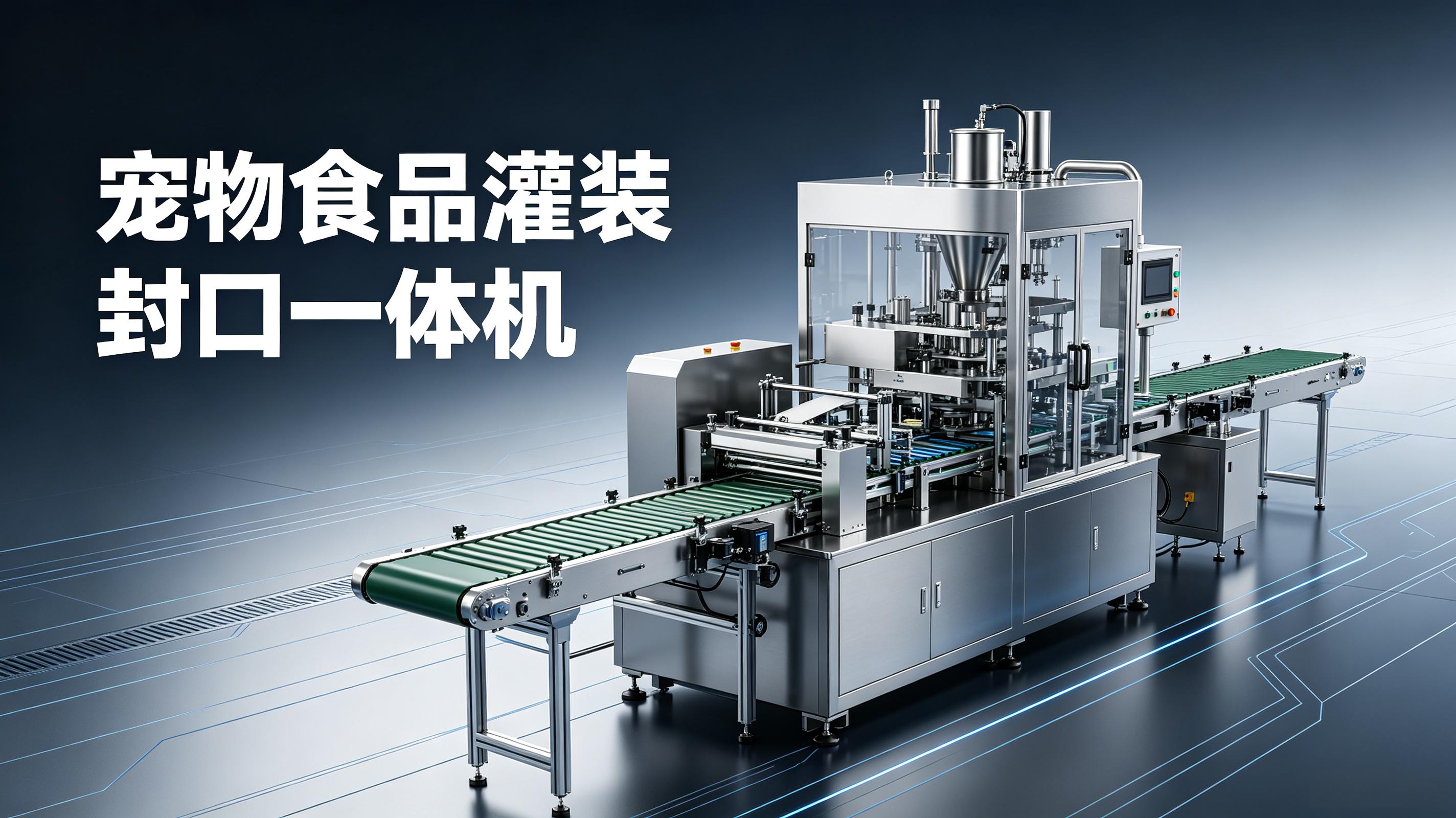 宠物食品灌装封口一体机