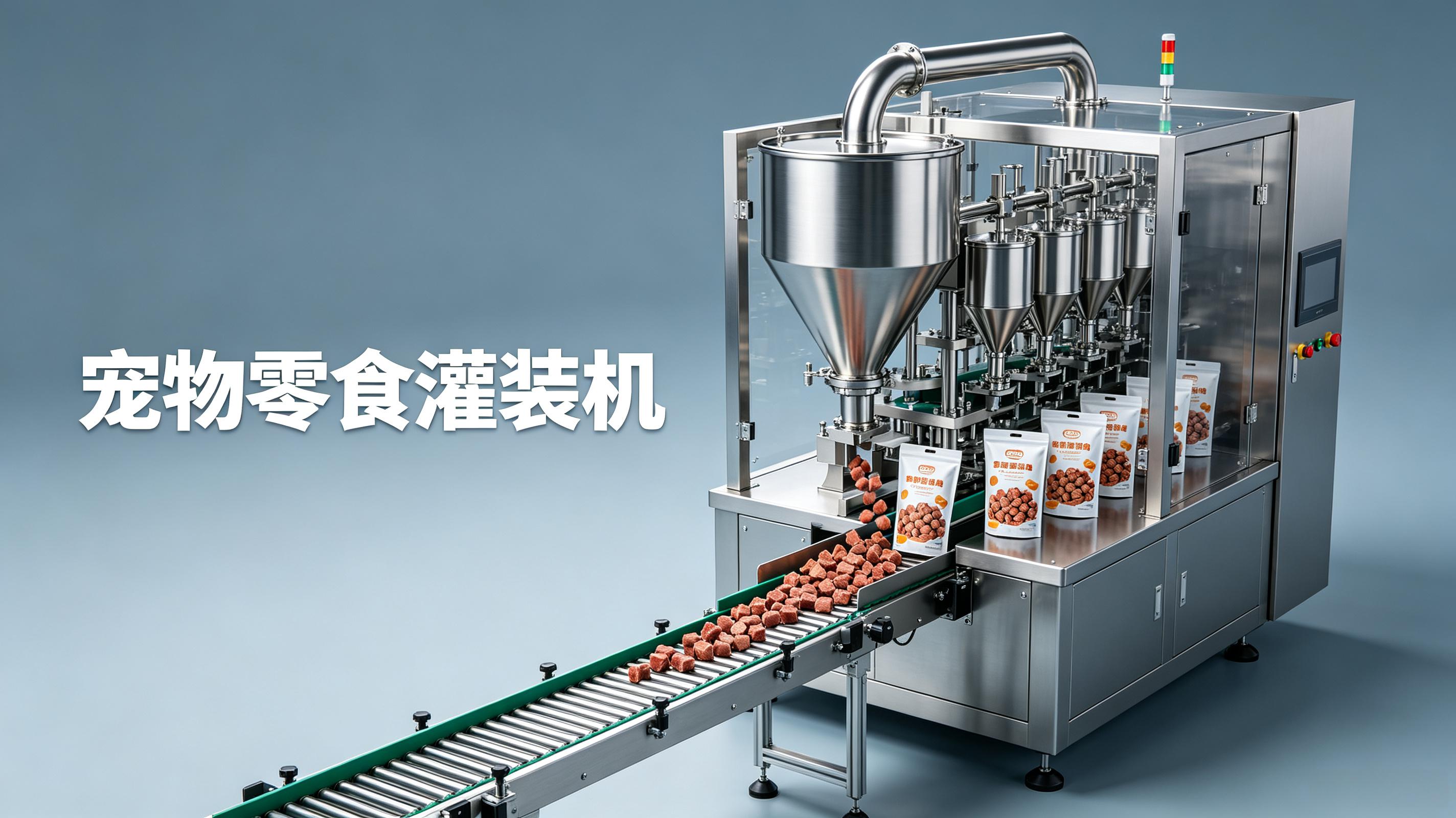宠物零食灌装机适用哪些物料？冻干肉/肉干/酸奶块多场景适配方案