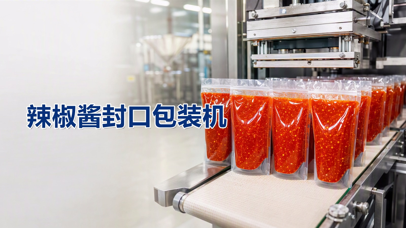 辣椒酱封口包装机——自动计量、伺服灌装、封口一步到位