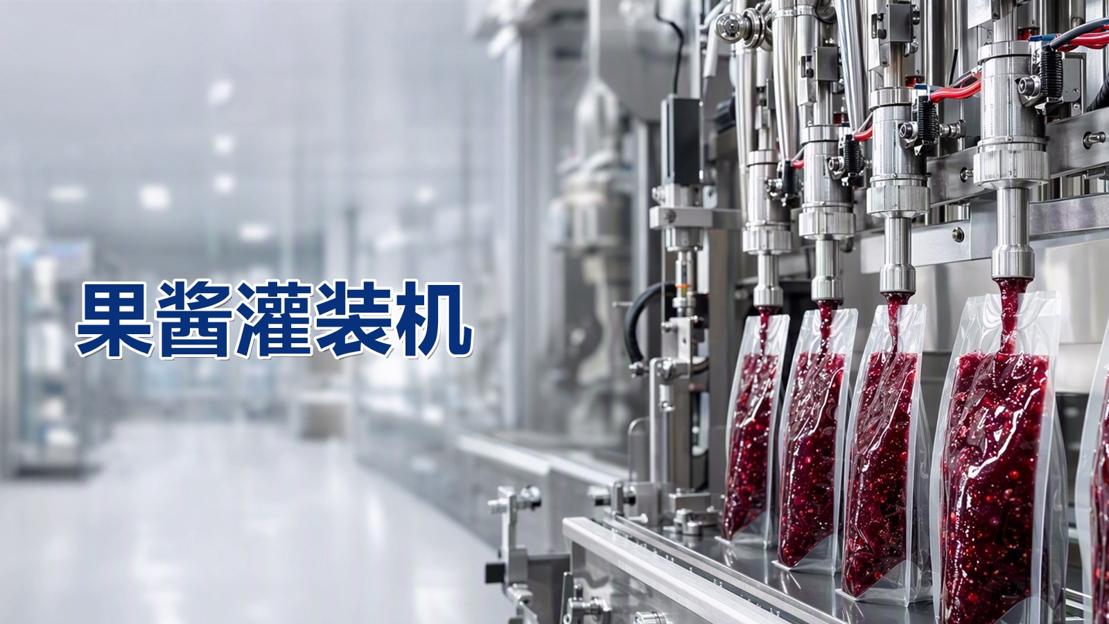 果酱灌装机——果肉颗粒完整不破碎，伺服灌装更温柔
