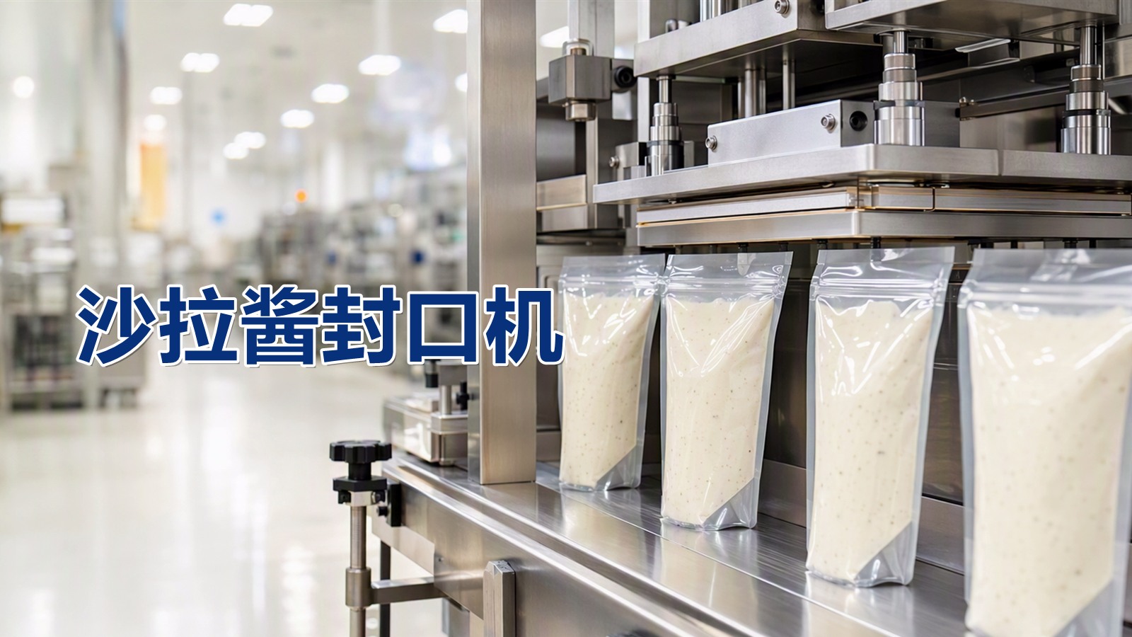 沙拉酱封口机：高粘度酱料也能封得漂亮、封得牢固