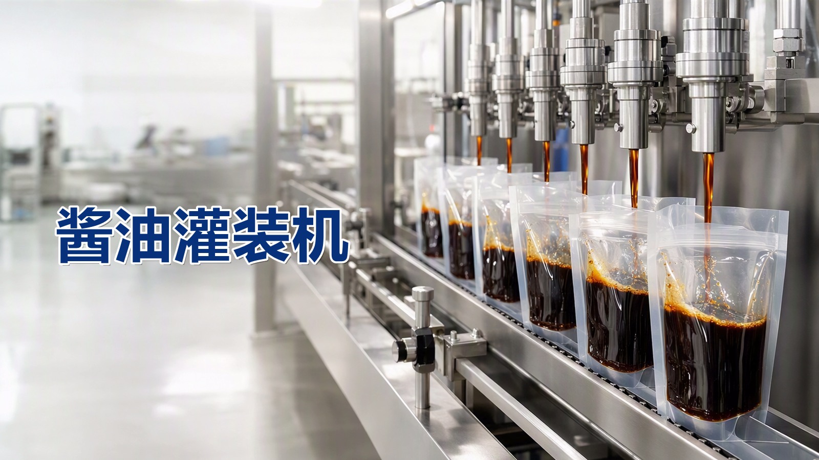 酱油灌装机——伺服液体灌装，流速可控不挂壁