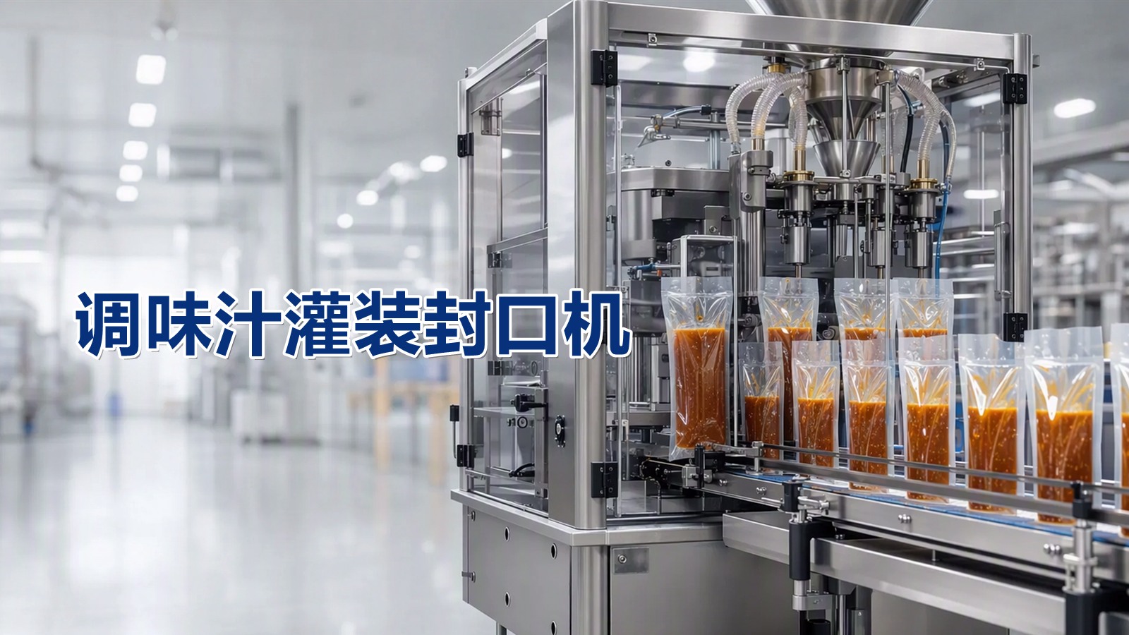调味汁灌装封口机，酱油、醋、蚝油一机通用换产快