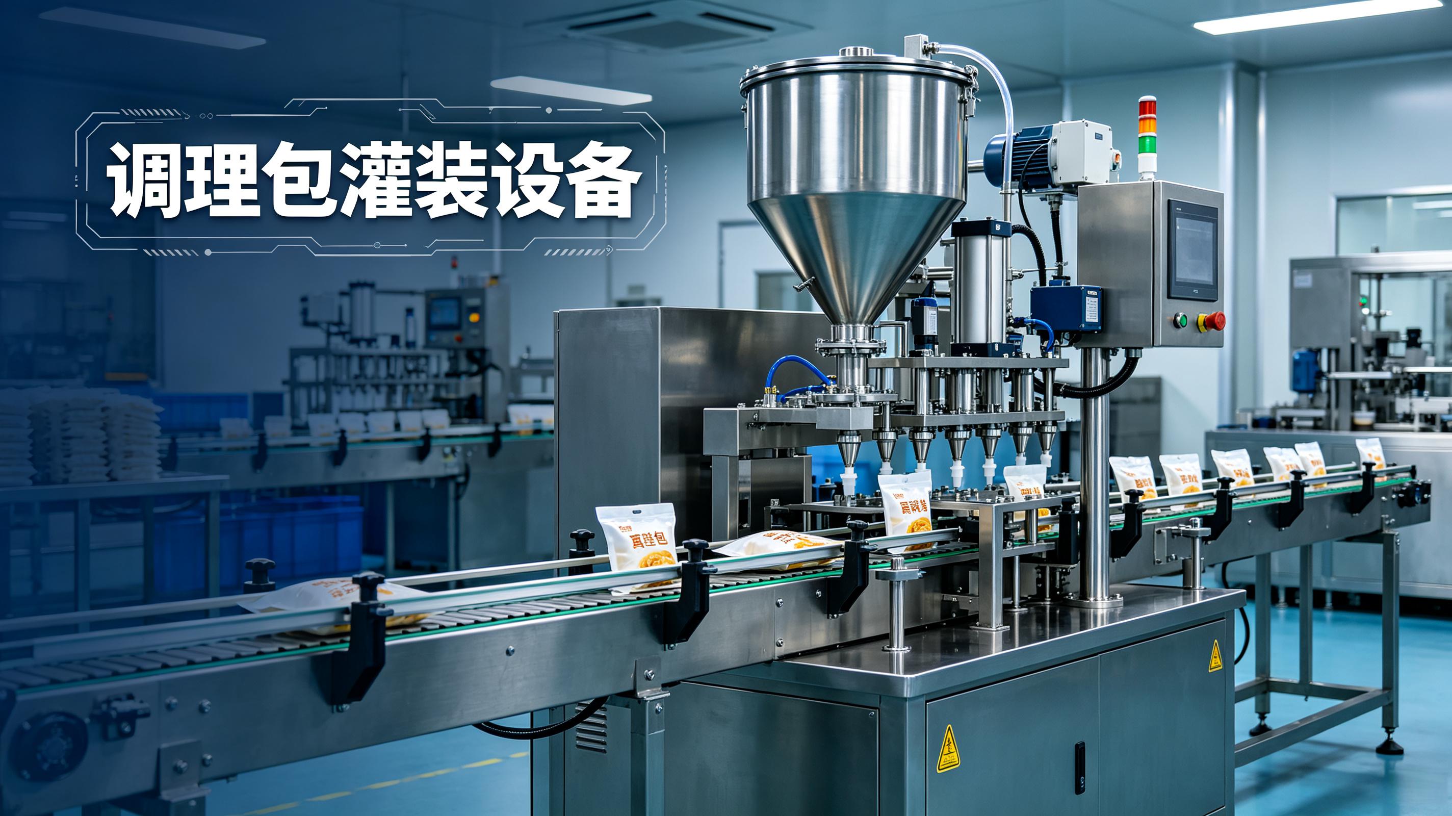 调理包灌装设备怎么选？伺服灌装让每包配料比例更稳定