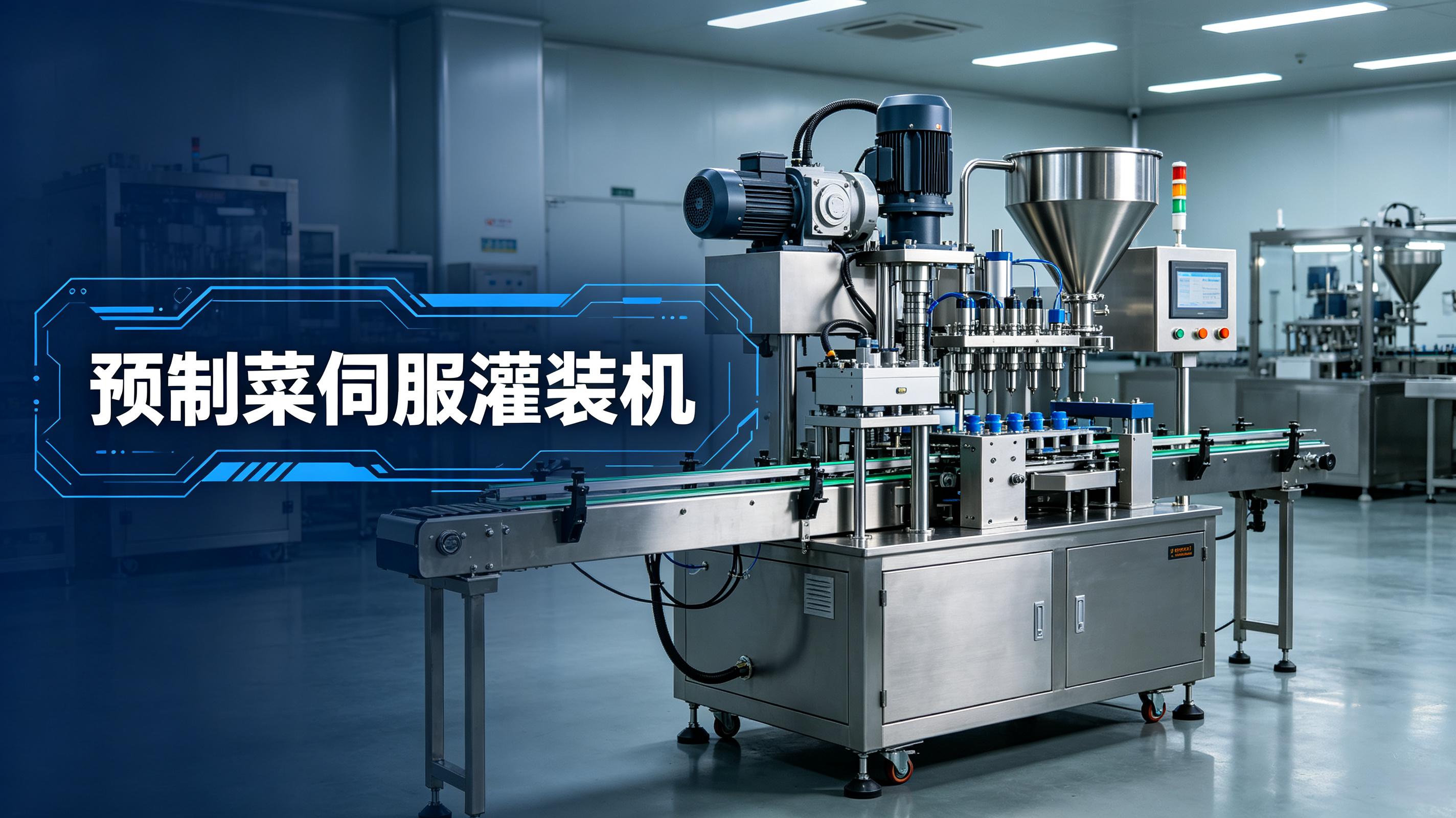 预制菜伺服灌装机——酱体、颗粒、汤汁多形态都能灌