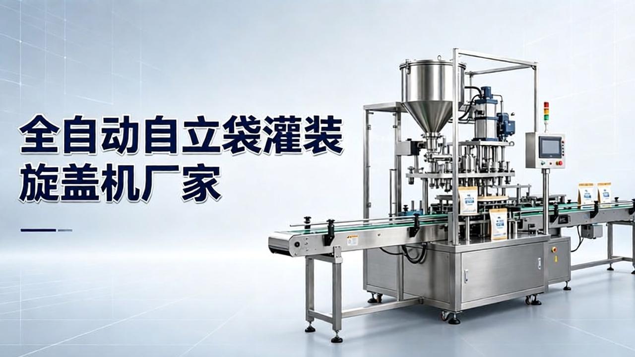 全自动自立袋灌装旋盖机厂家