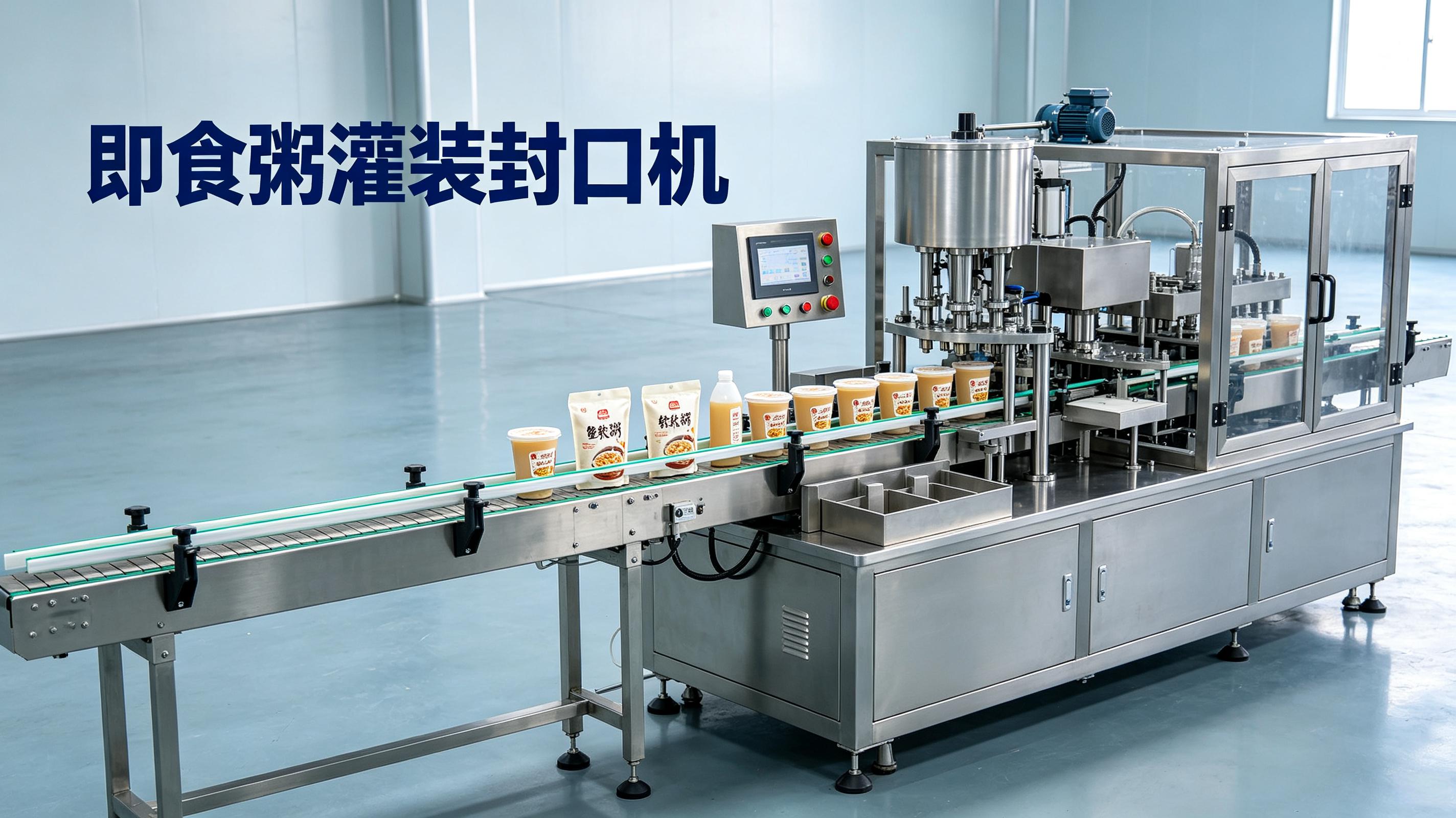 即食粥灌装封口机