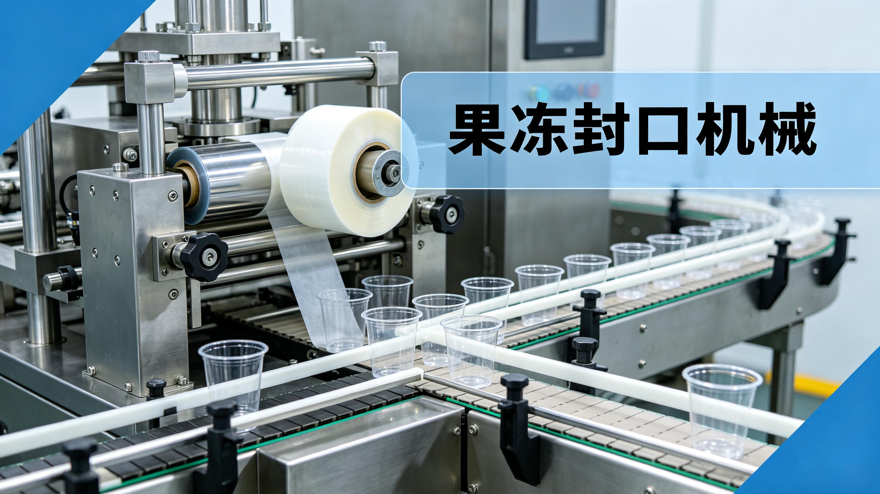 果冻封口机械——封口膜图案对位精准，每一杯都好看