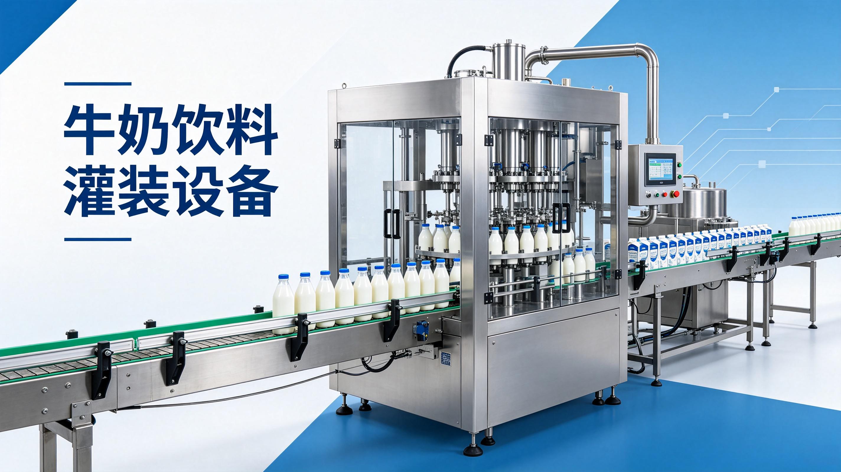 牛奶饮料灌装设备——高速产线每小时处理 12000 瓶的秘诀