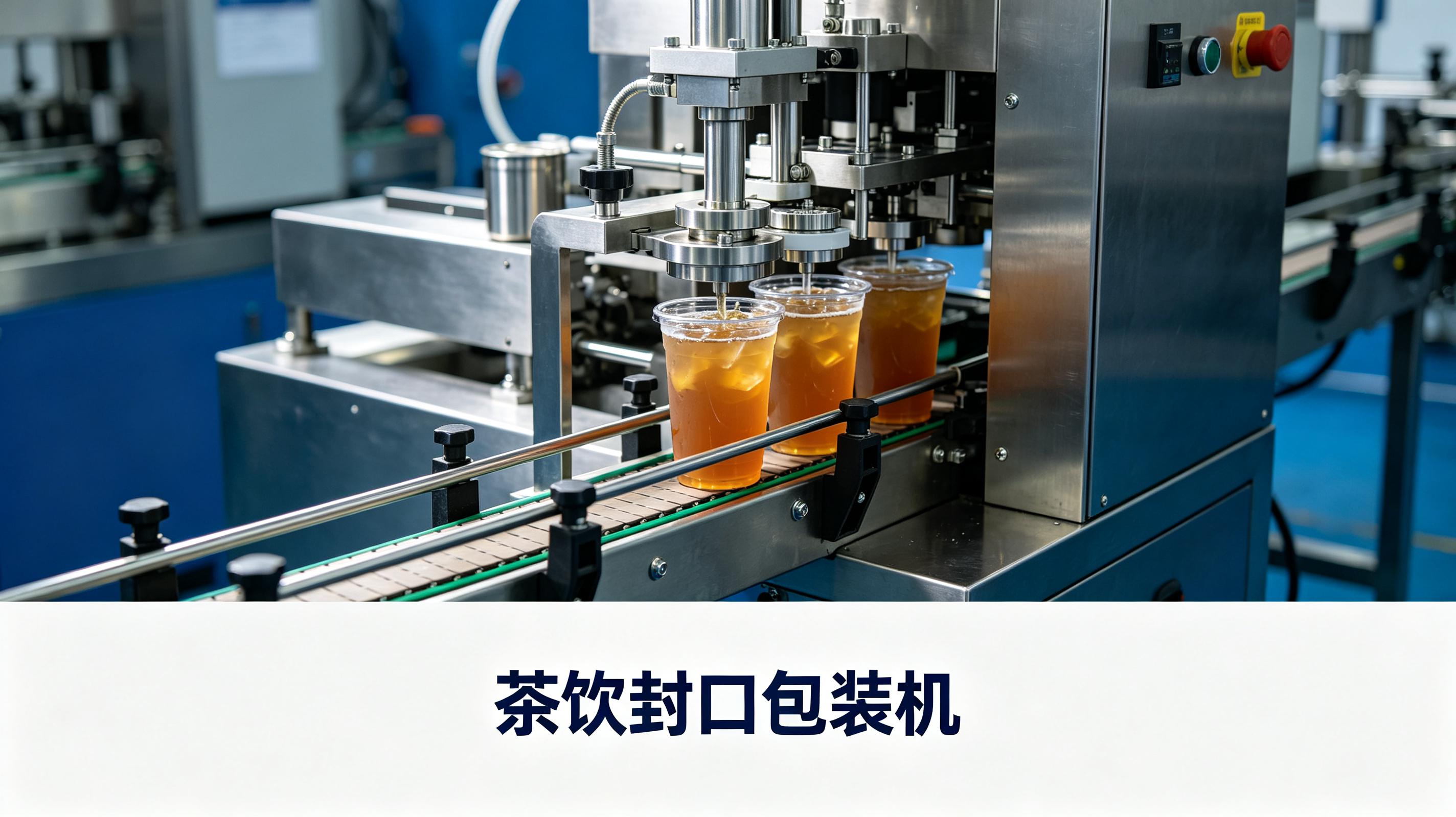 茶饮封口包装机——从PET瓶到铝罐，多瓶型兼容方案