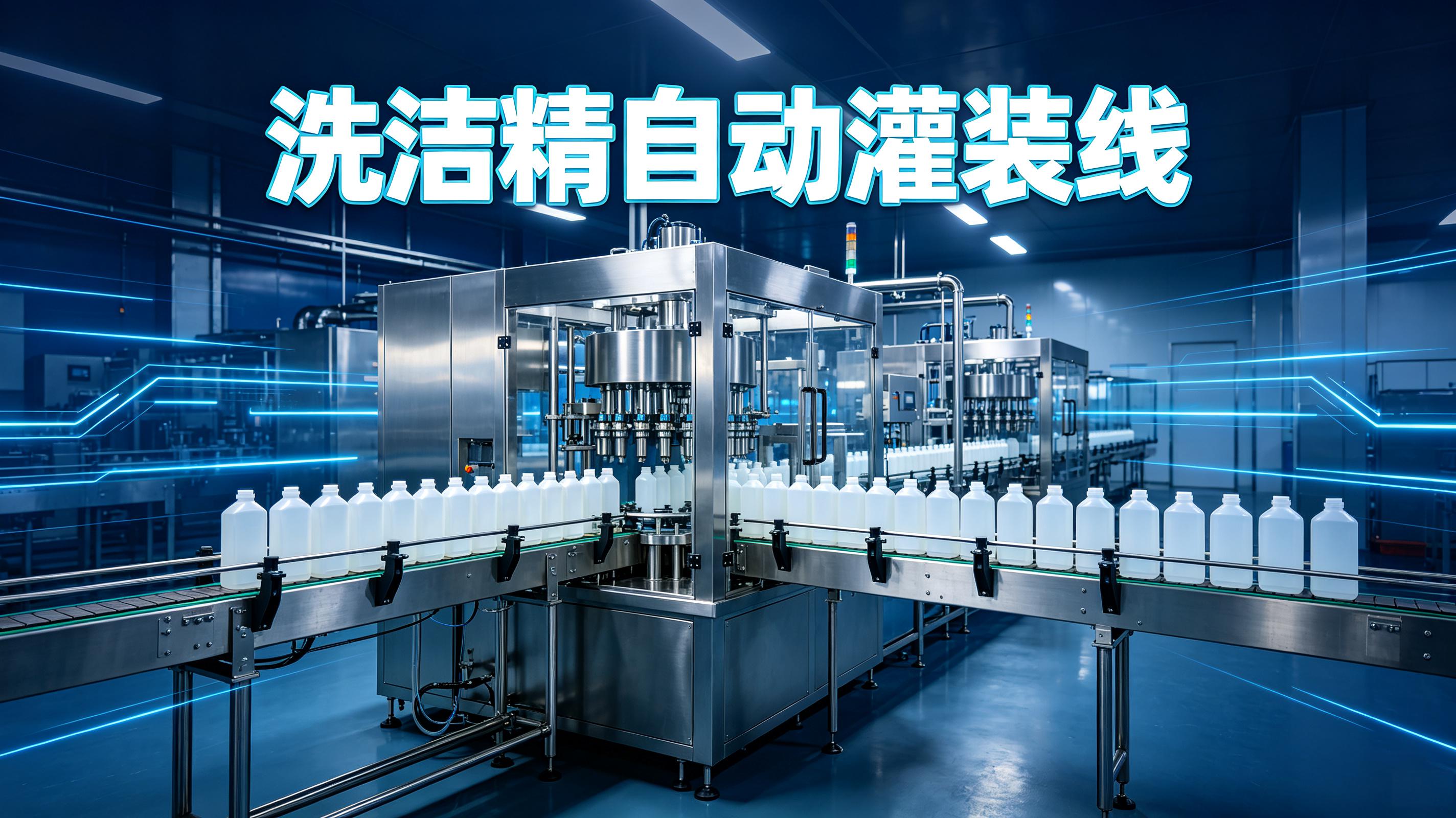 洗洁精自动灌装线