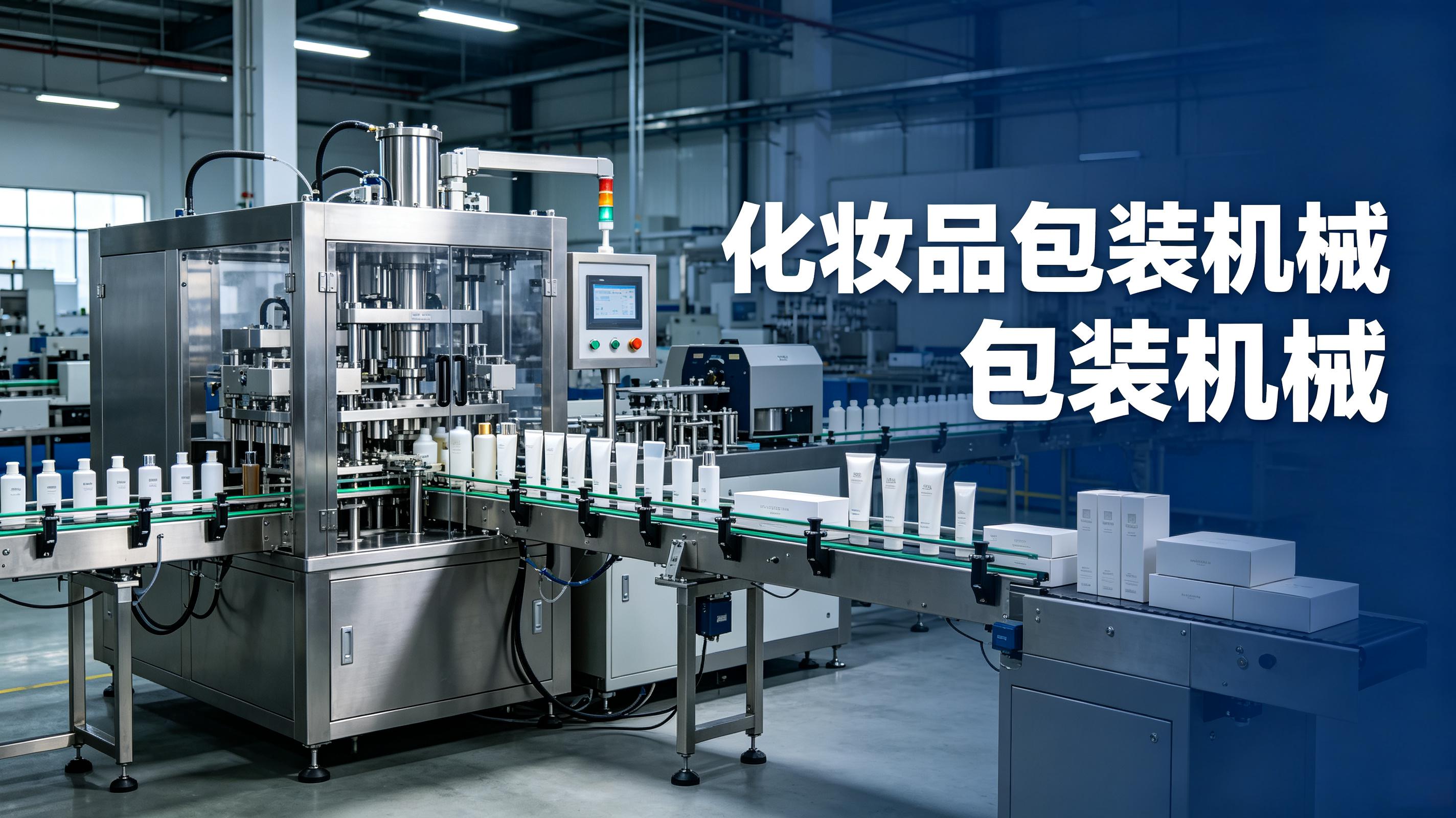 化妆品包装机械——外观要求高？这台设备灌装不污染瓶身