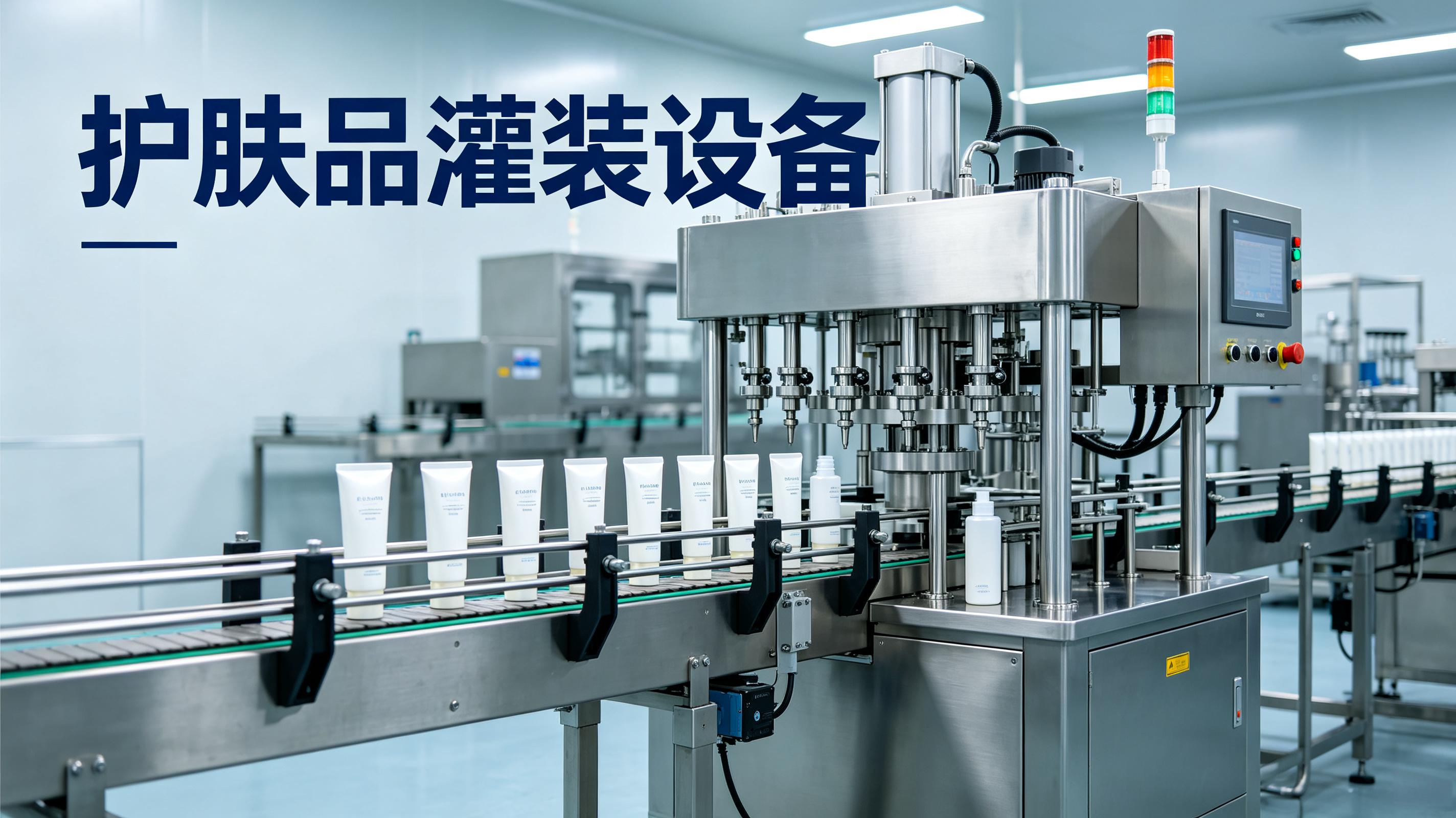 护肤品灌装设备——精华液、乳液、面霜多剂型兼容方案