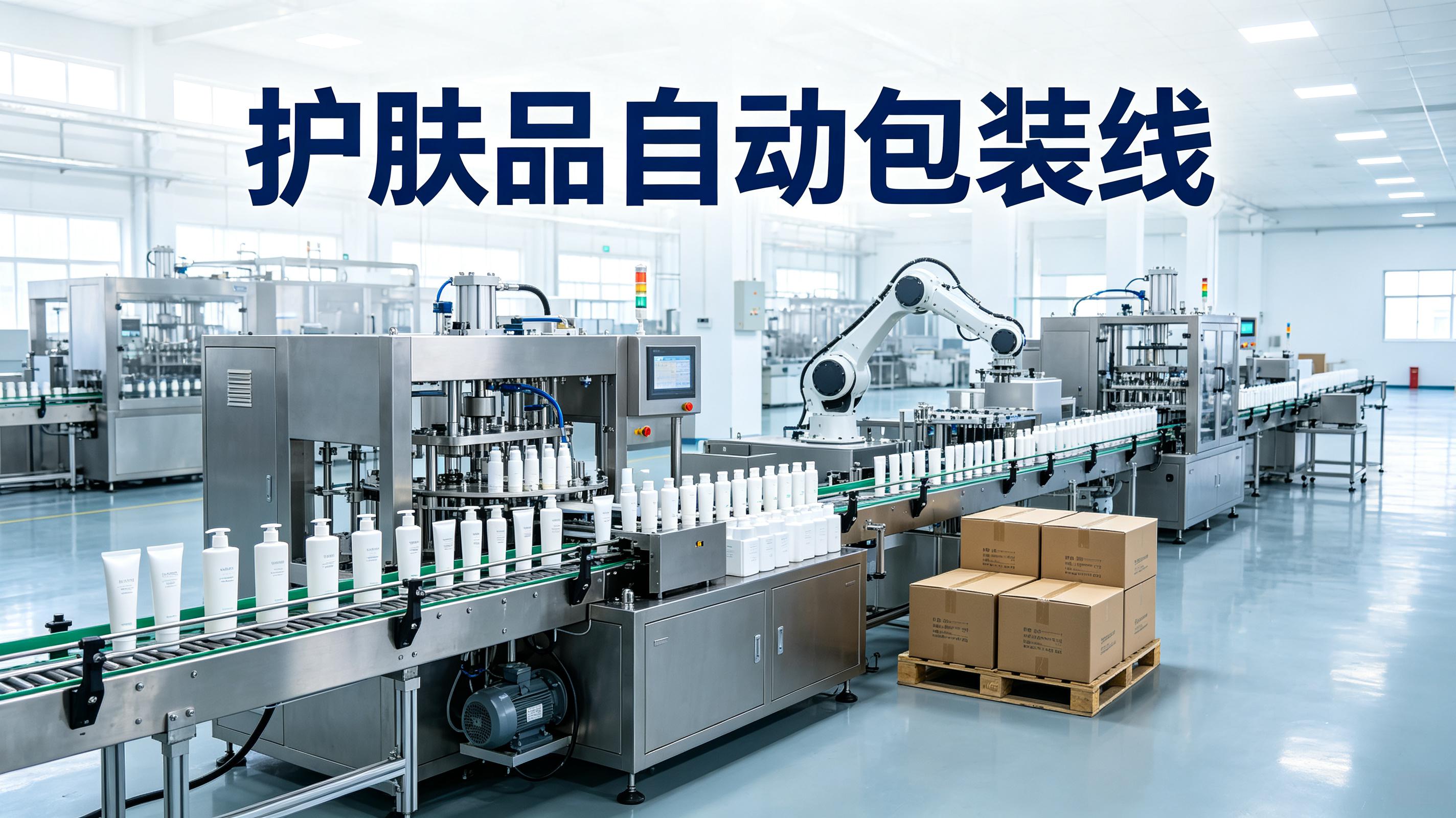 护肤品自动包装线