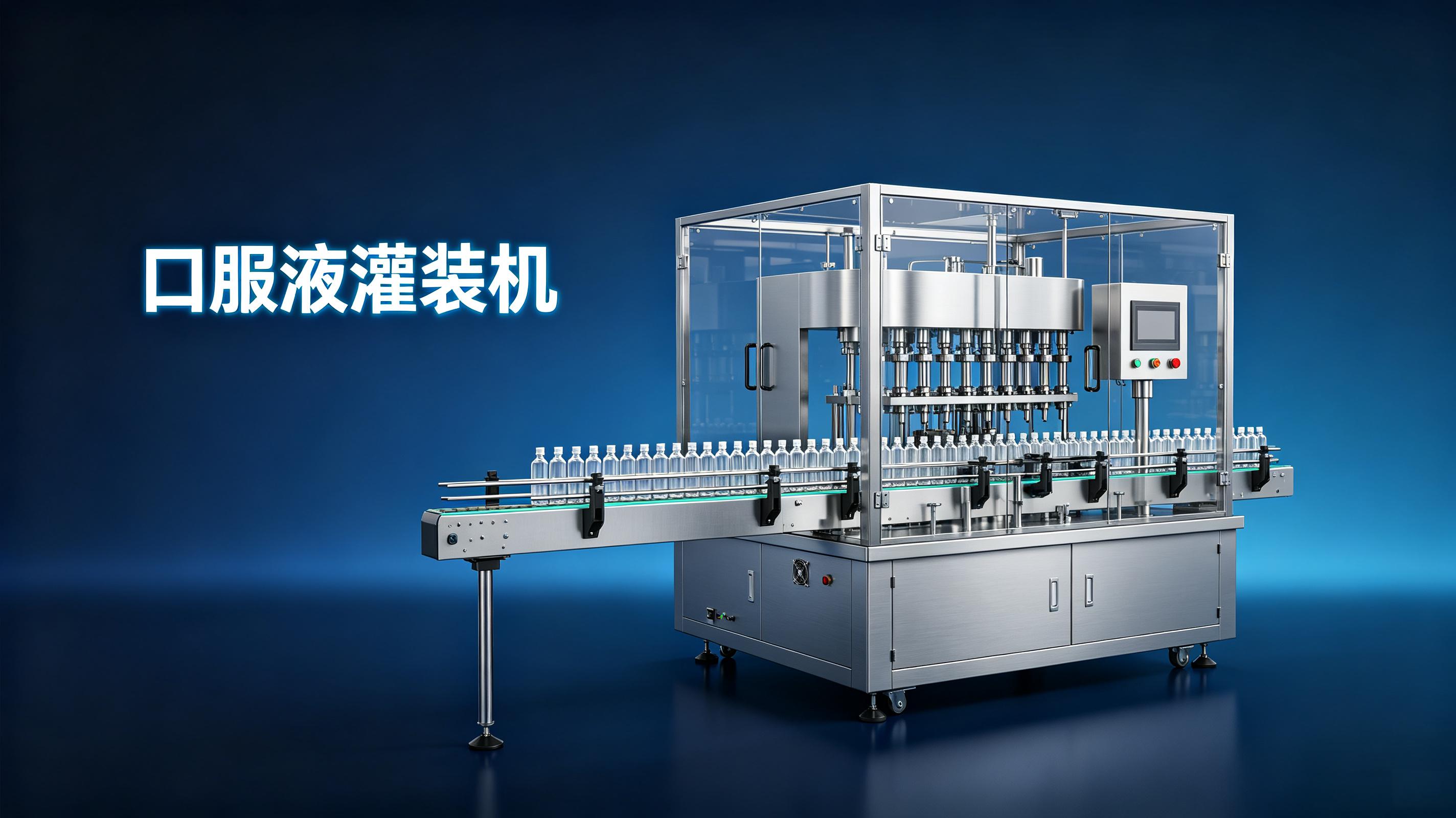 口服液灌装机——小剂量高精度灌装，每支含量误差极小