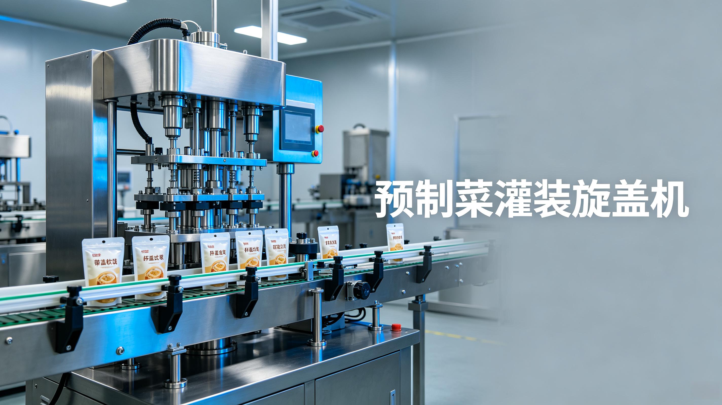 预制菜工厂灌装旋盖机落地实录：3万份日产能的产线是怎么搭的