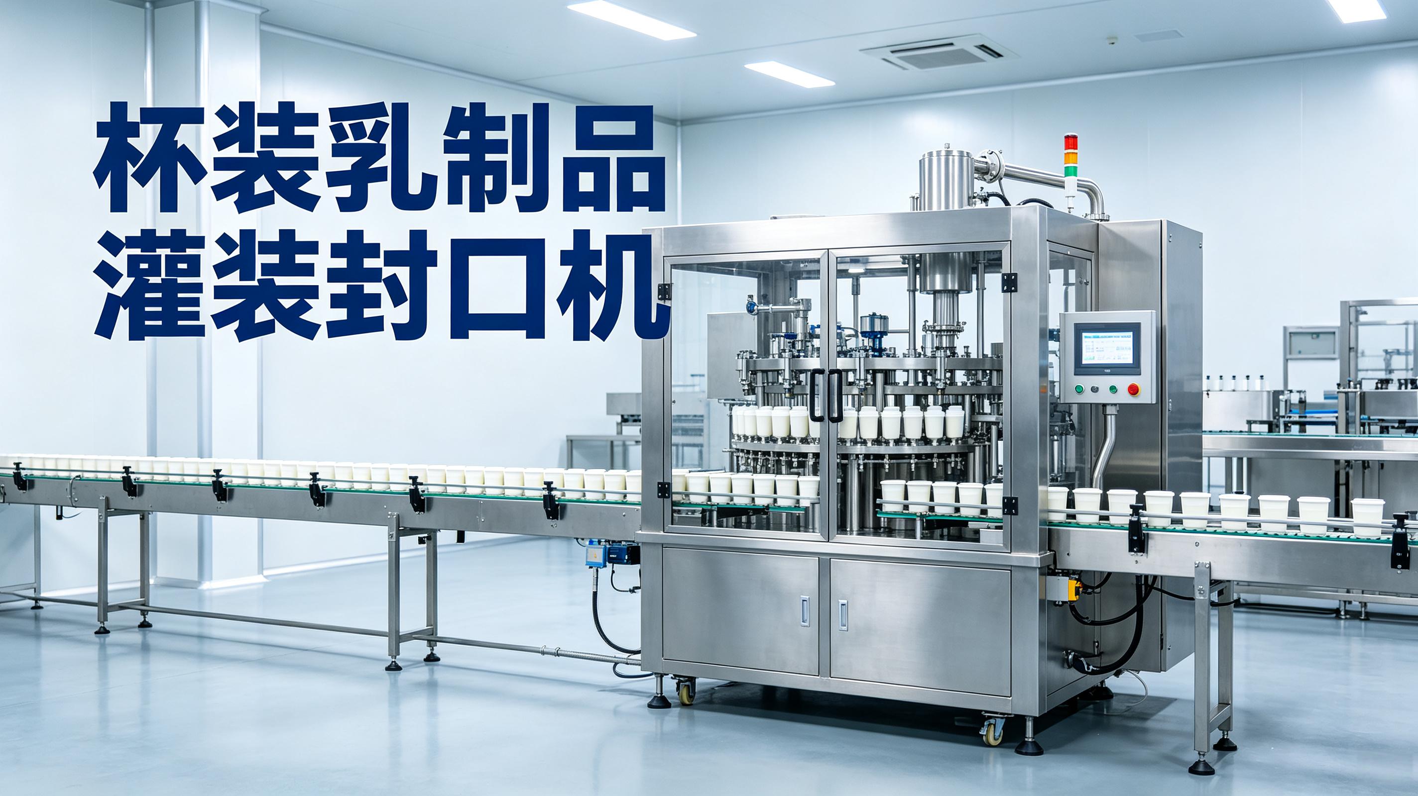 杯装乳制品灌装封口机